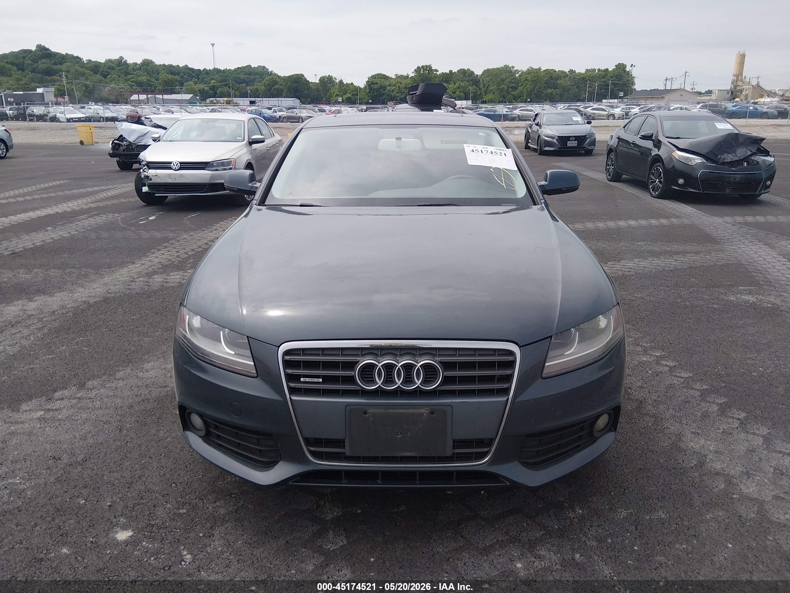 2010 Audi A4 2.0t Premium Gray vin: WAUBFAFL0AN030695