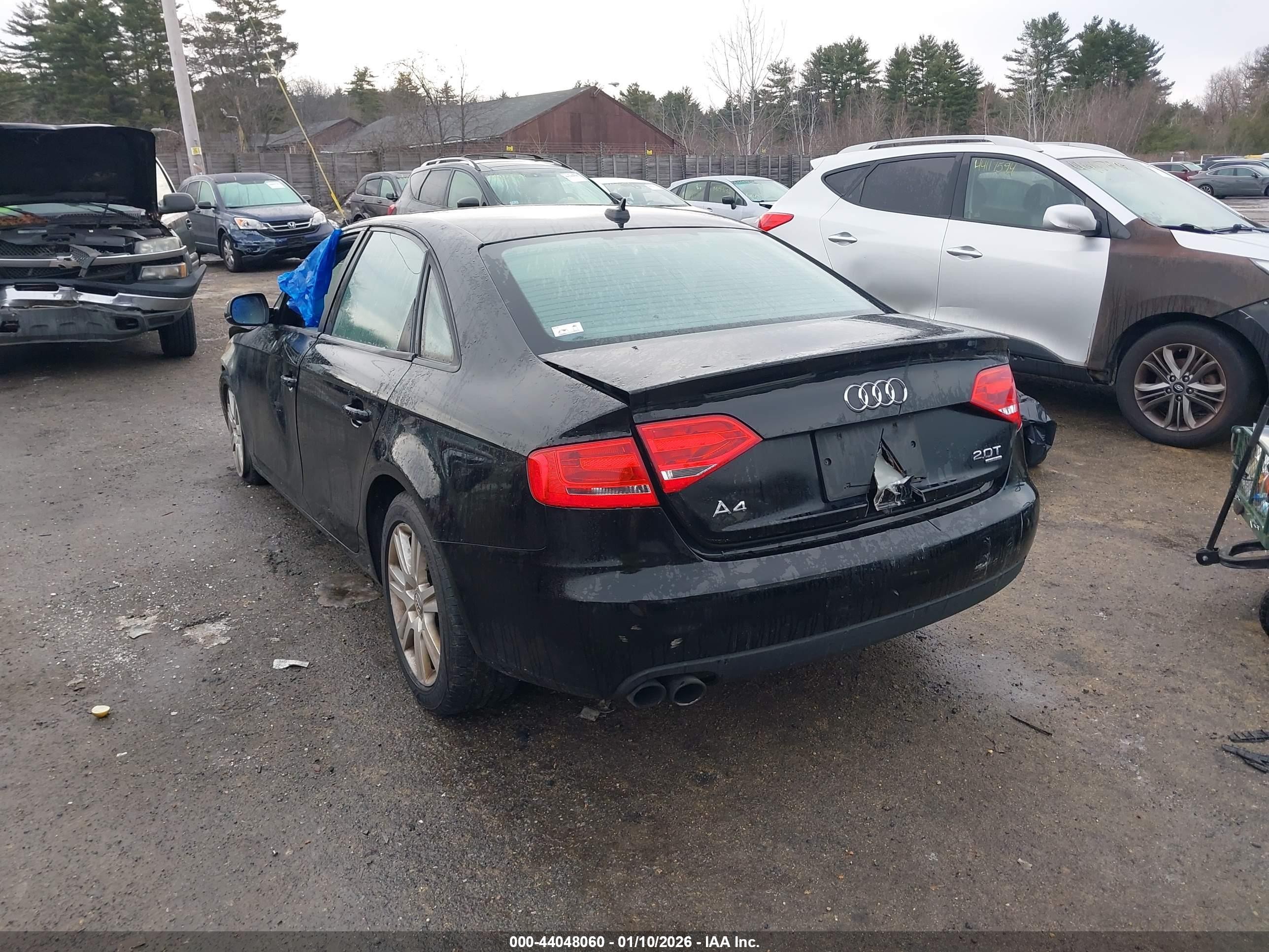 2011 Audi A4 2.0t Premium Black vin: WAUBFAFL0BA087083