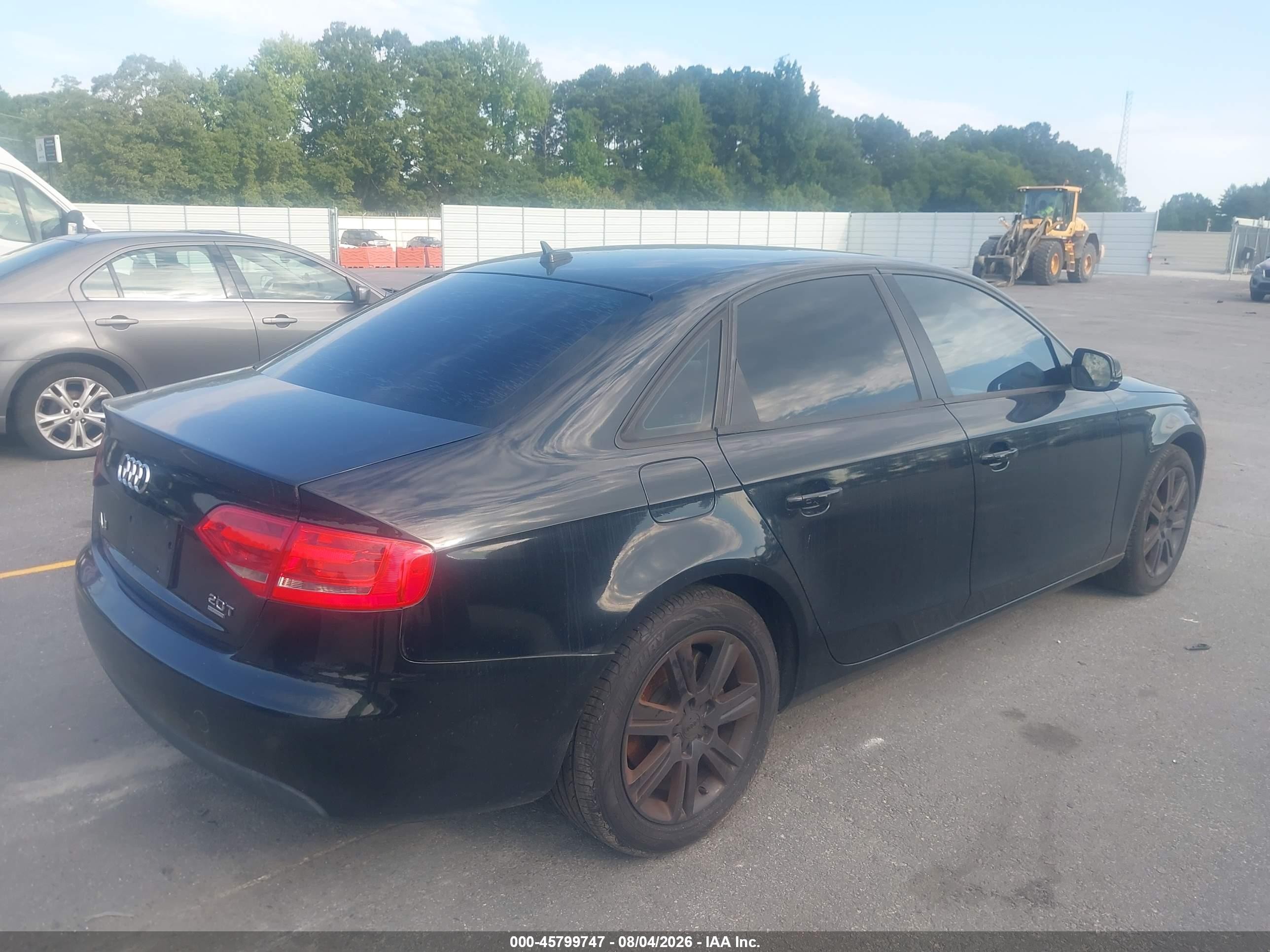 2011 Audi A4 2.0t Premium Black vin: WAUBFAFL0BN018712