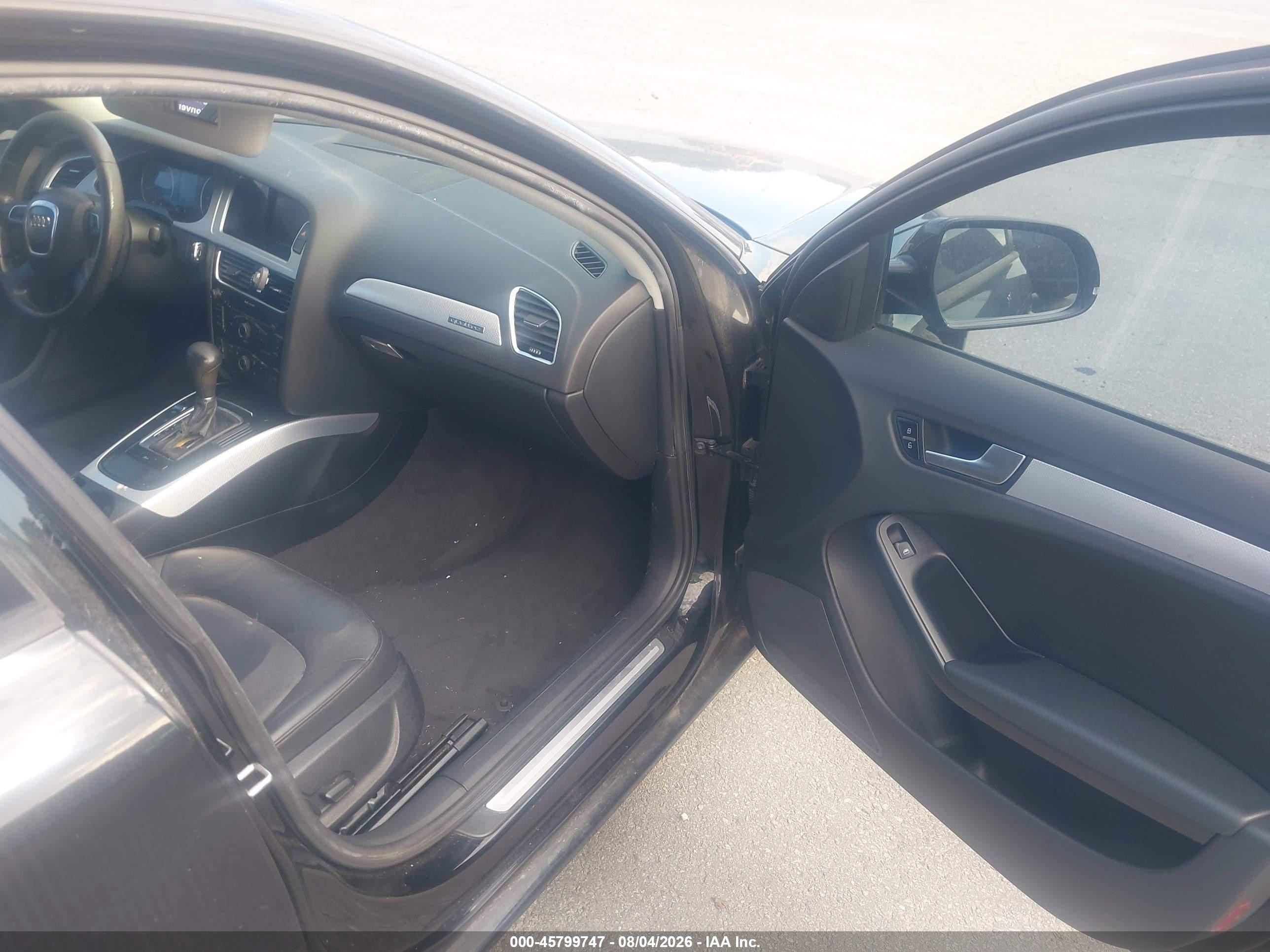 2011 Audi A4 2.0t Premium Black vin: WAUBFAFL0BN018712