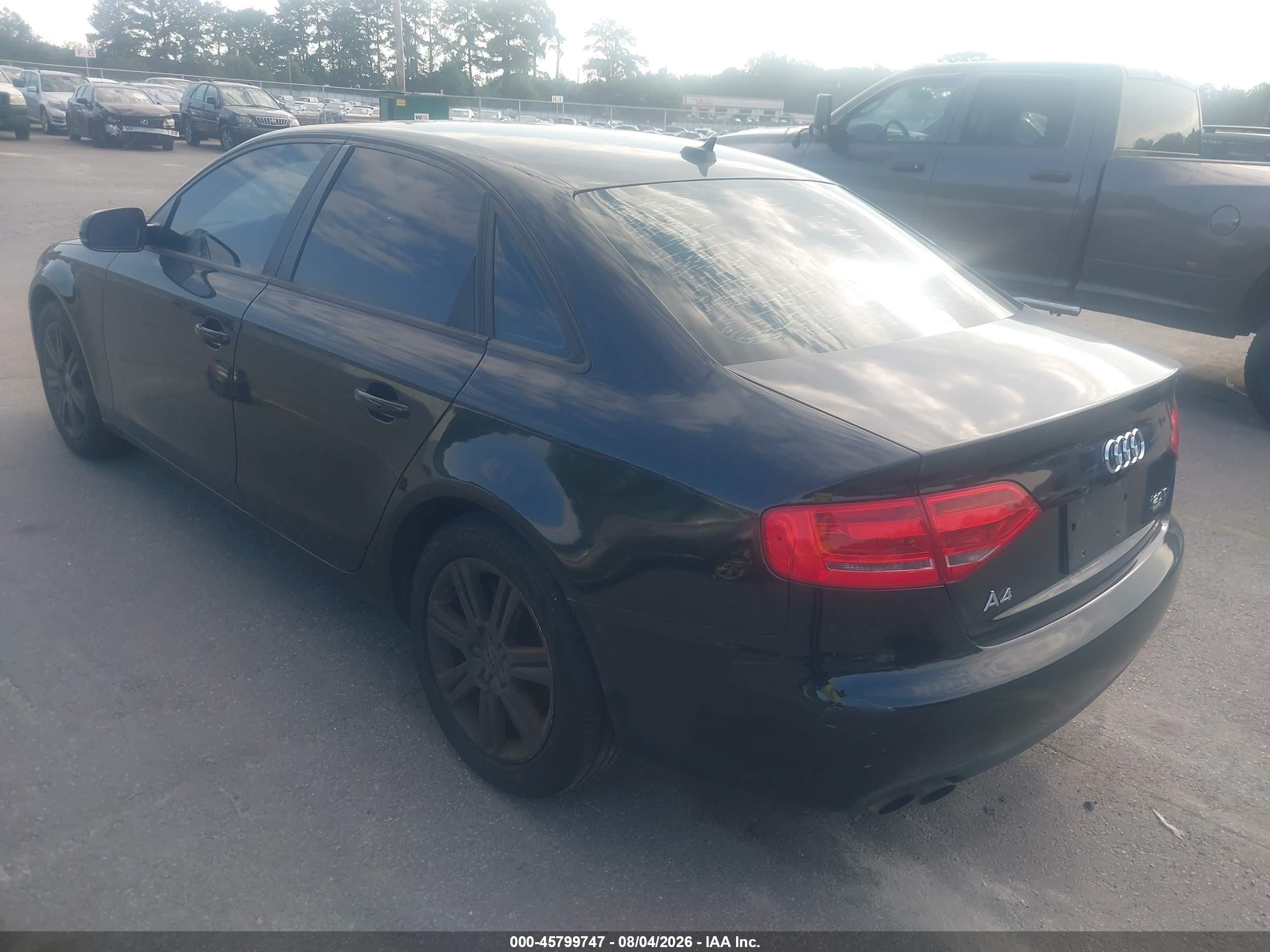 2011 Audi A4 2.0t Premium Black vin: WAUBFAFL0BN018712