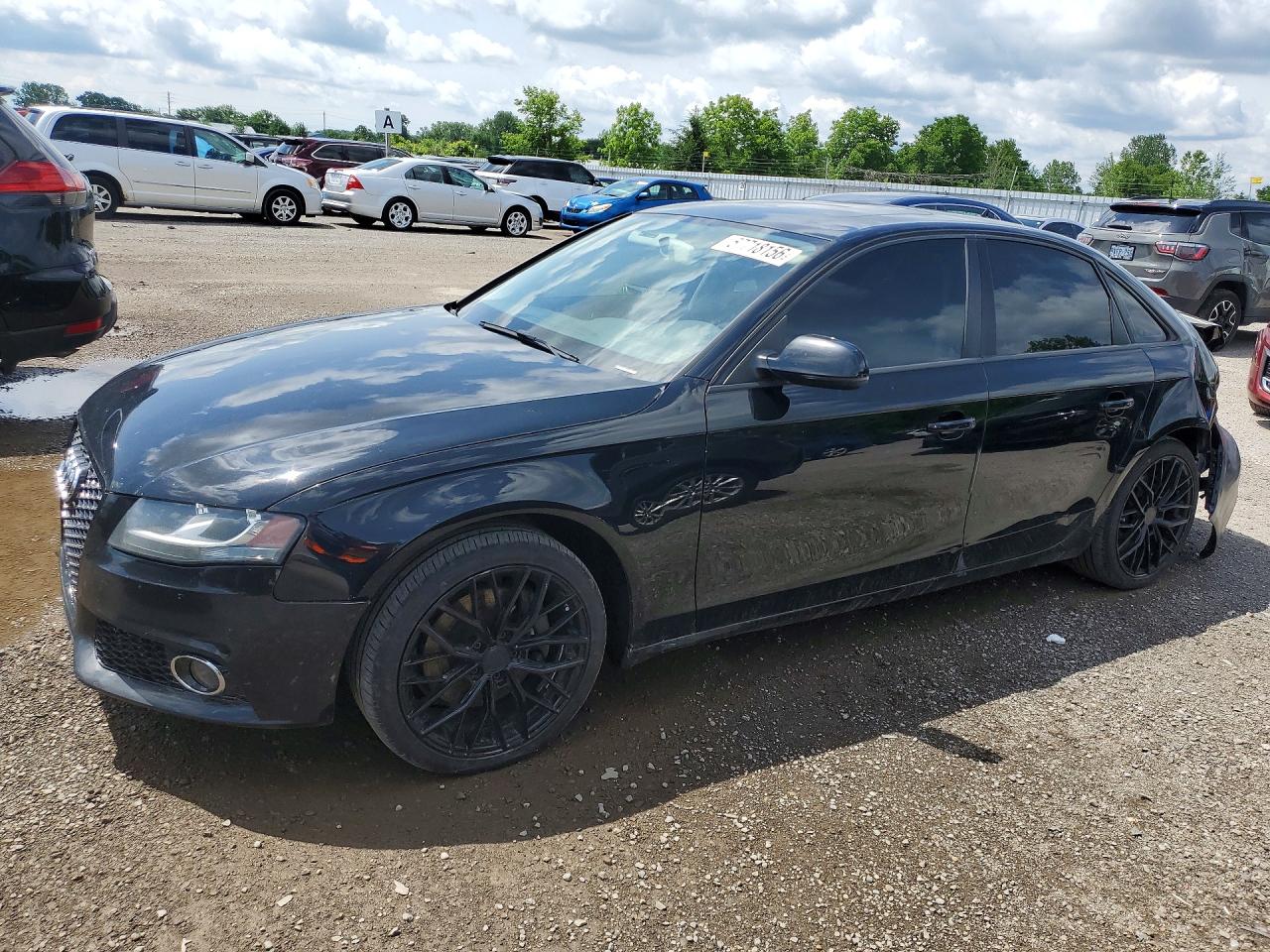2011 Audi A4 Premium Черный vin: WAUBFAFL0BN020427