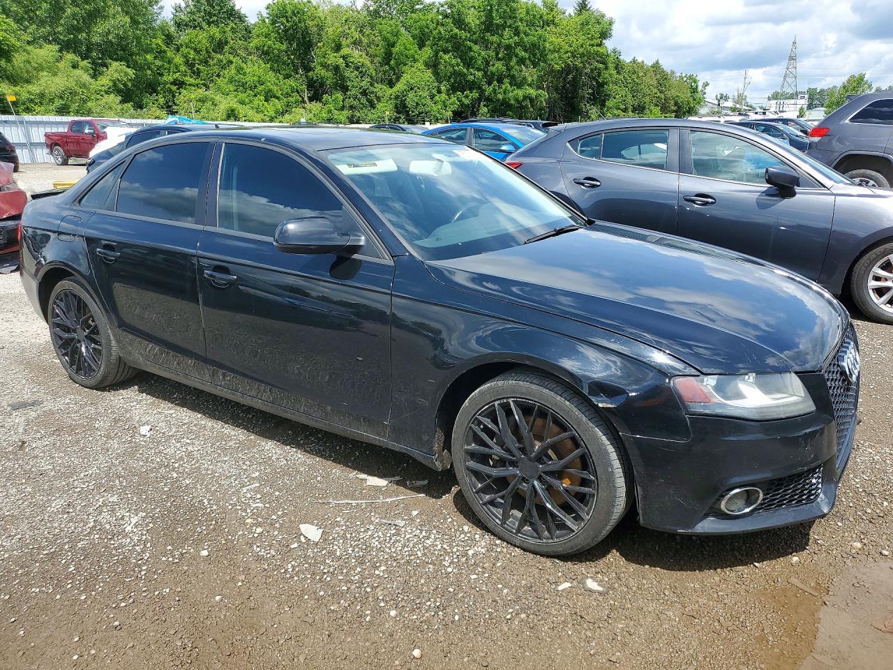 2011 Audi A4 Premium Black vin: WAUBFAFL0BN020427