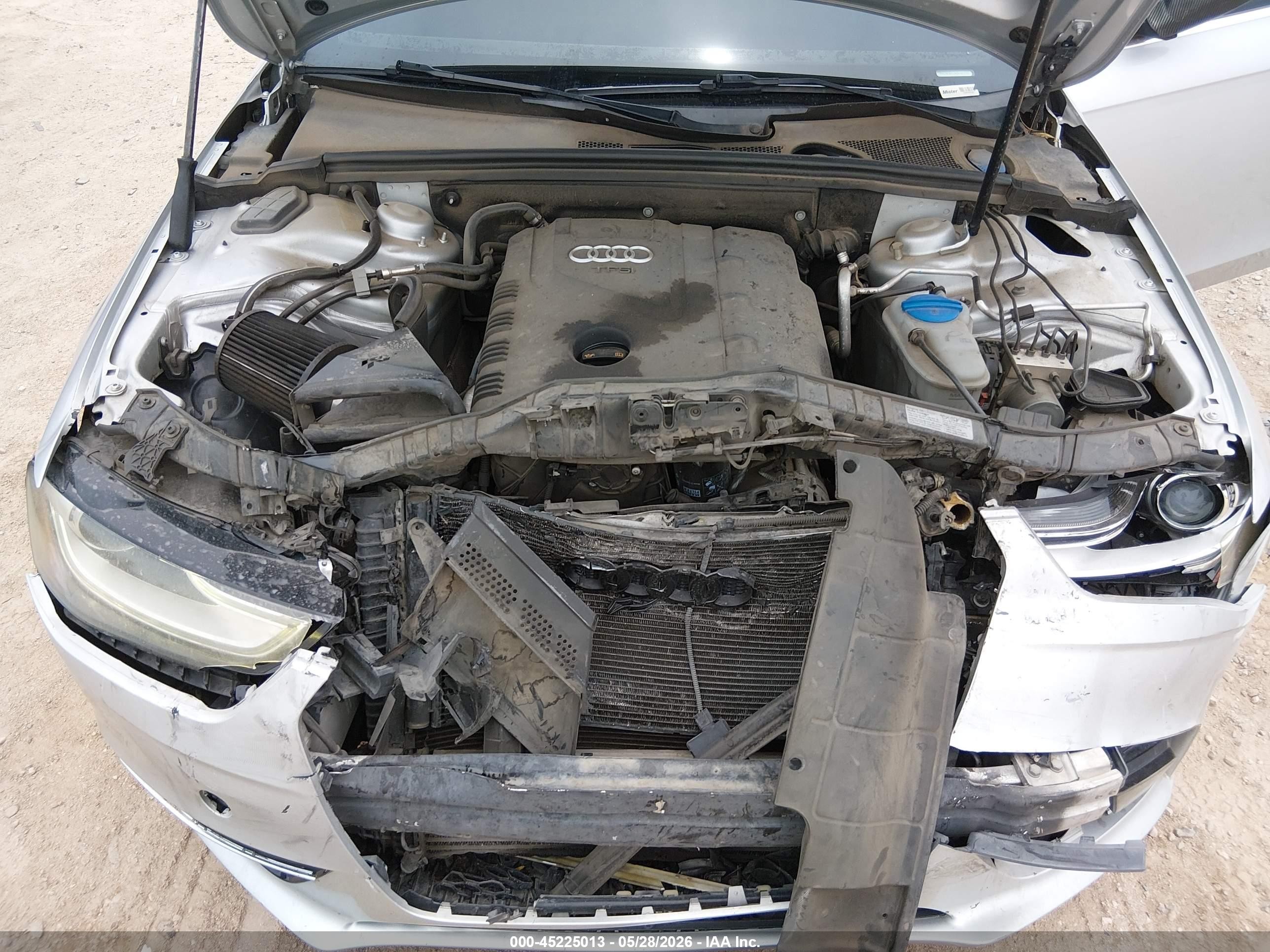 2013 Audi A4 2.0t Premium Silver vin: WAUBFAFL0DA161170