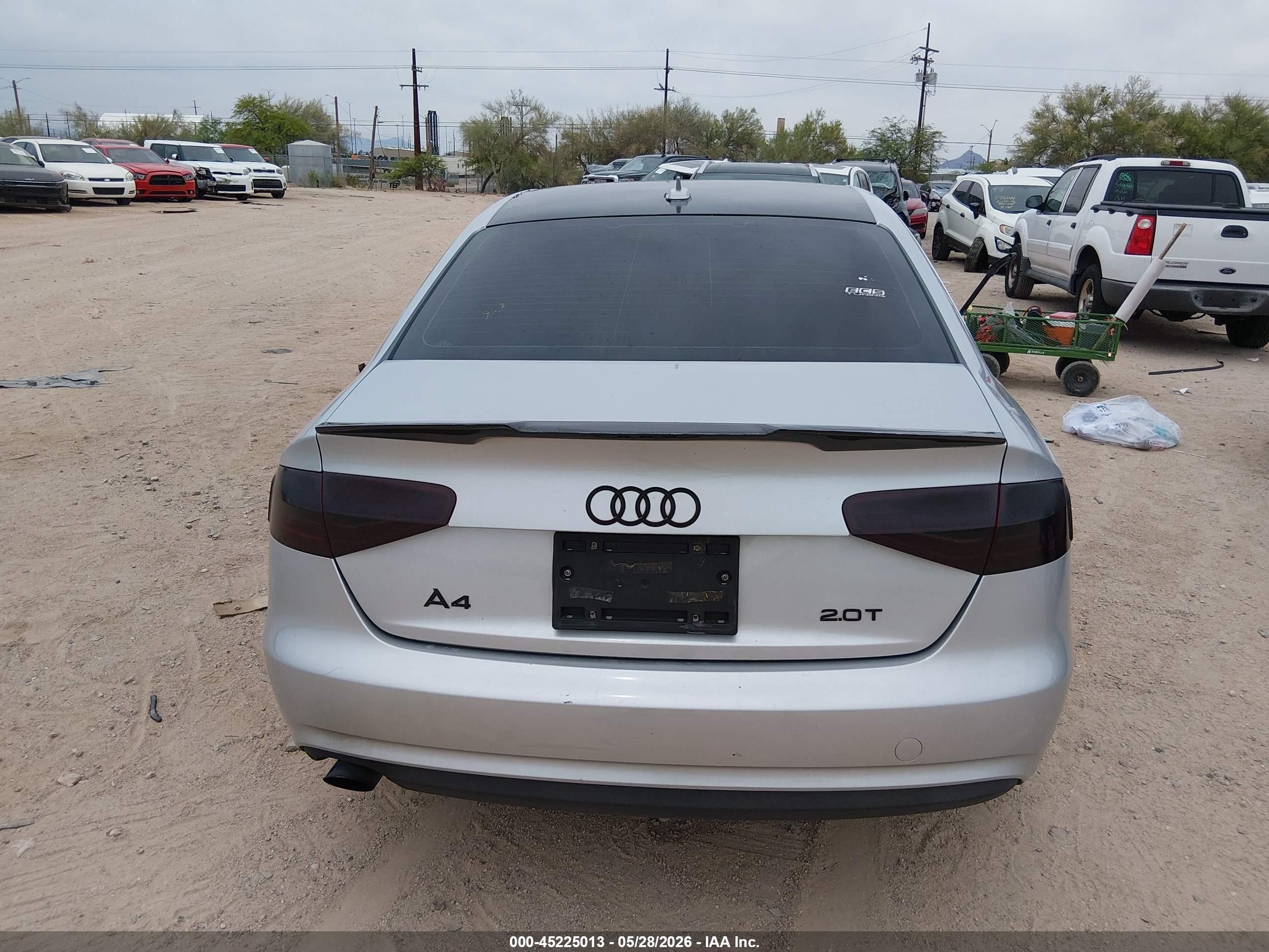 2013 Audi A4 2.0t Premium Silver vin: WAUBFAFL0DA161170
