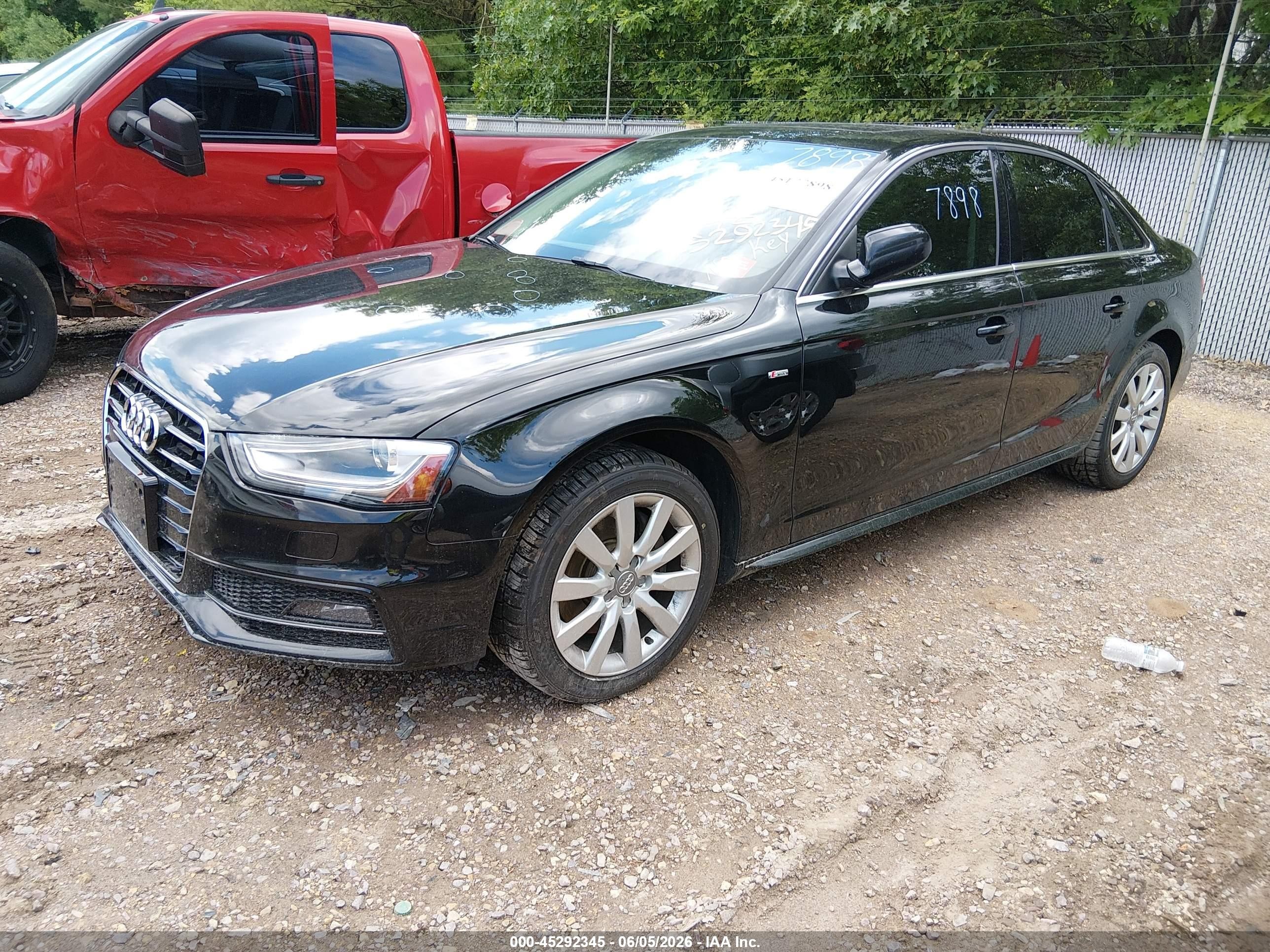 2015 Audi A4 2.0t Premium Черный vin: WAUBFAFL0FN012415