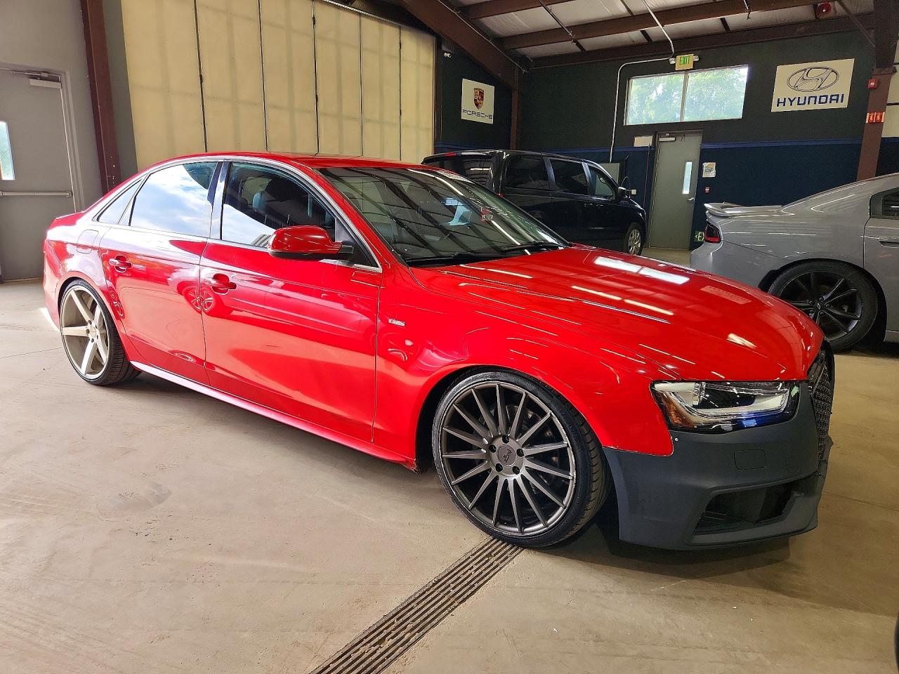 2015 Audi A4 Premium Red vin: WAUBFAFL0FN020286