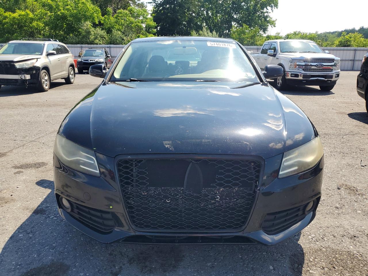2010 Audi A4 Premium Черный vin: WAUBFAFL1AN005188