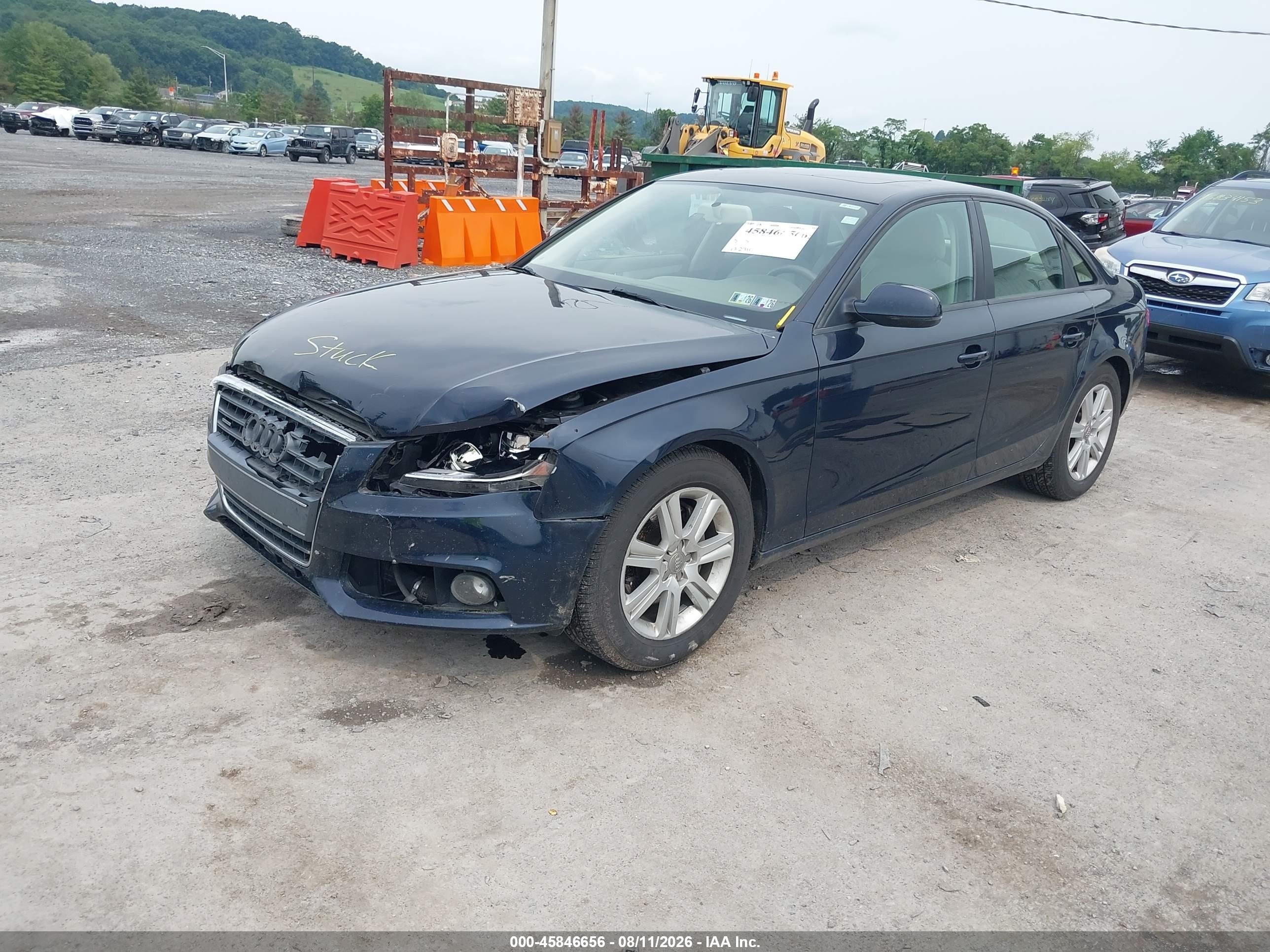 2010 Audi A4 2.0t Premium Dark Blue vin: WAUBFAFL1AN057842