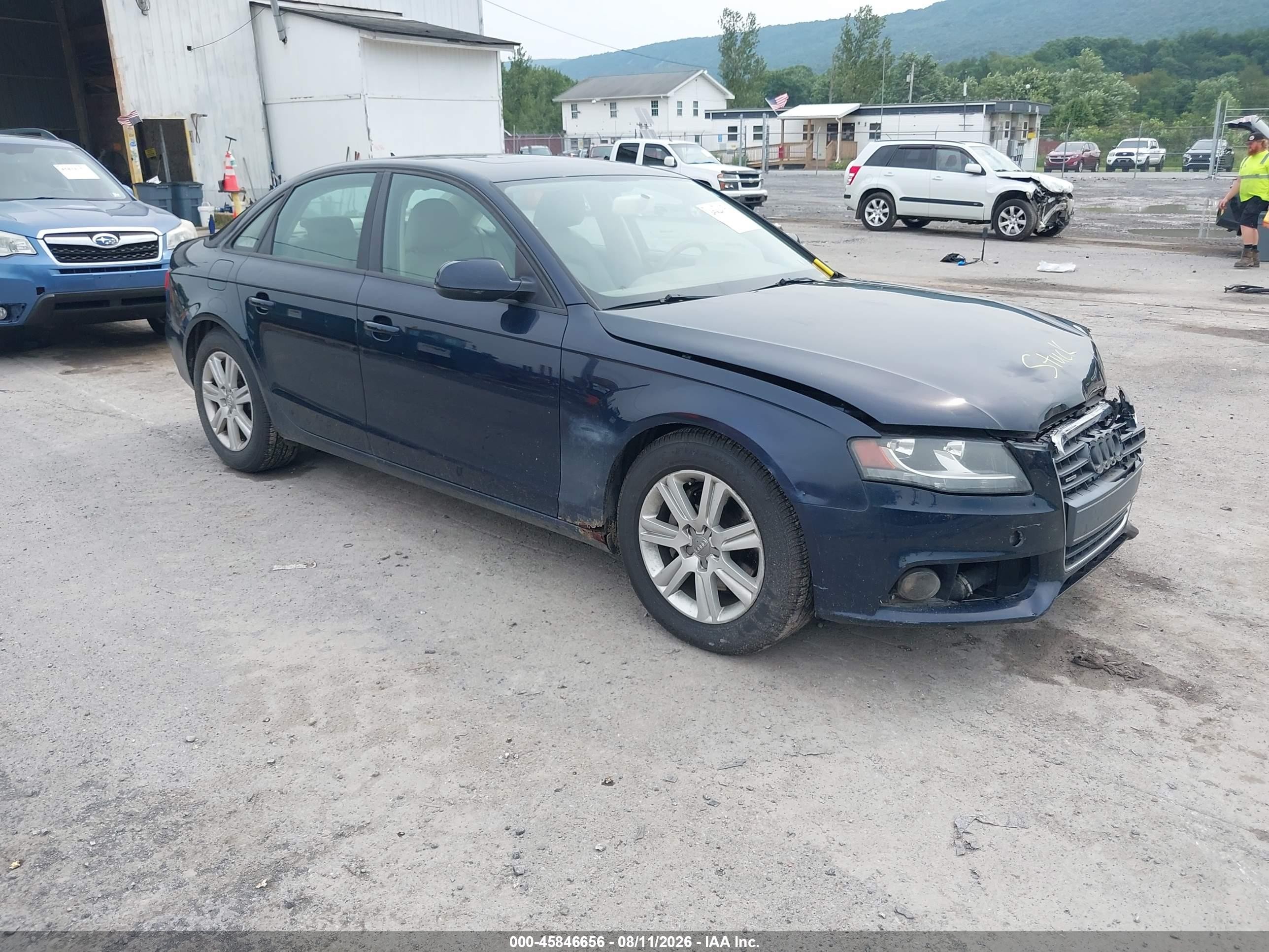 2010 Audi A4 2.0t Premium Dark Blue vin: WAUBFAFL1AN057842