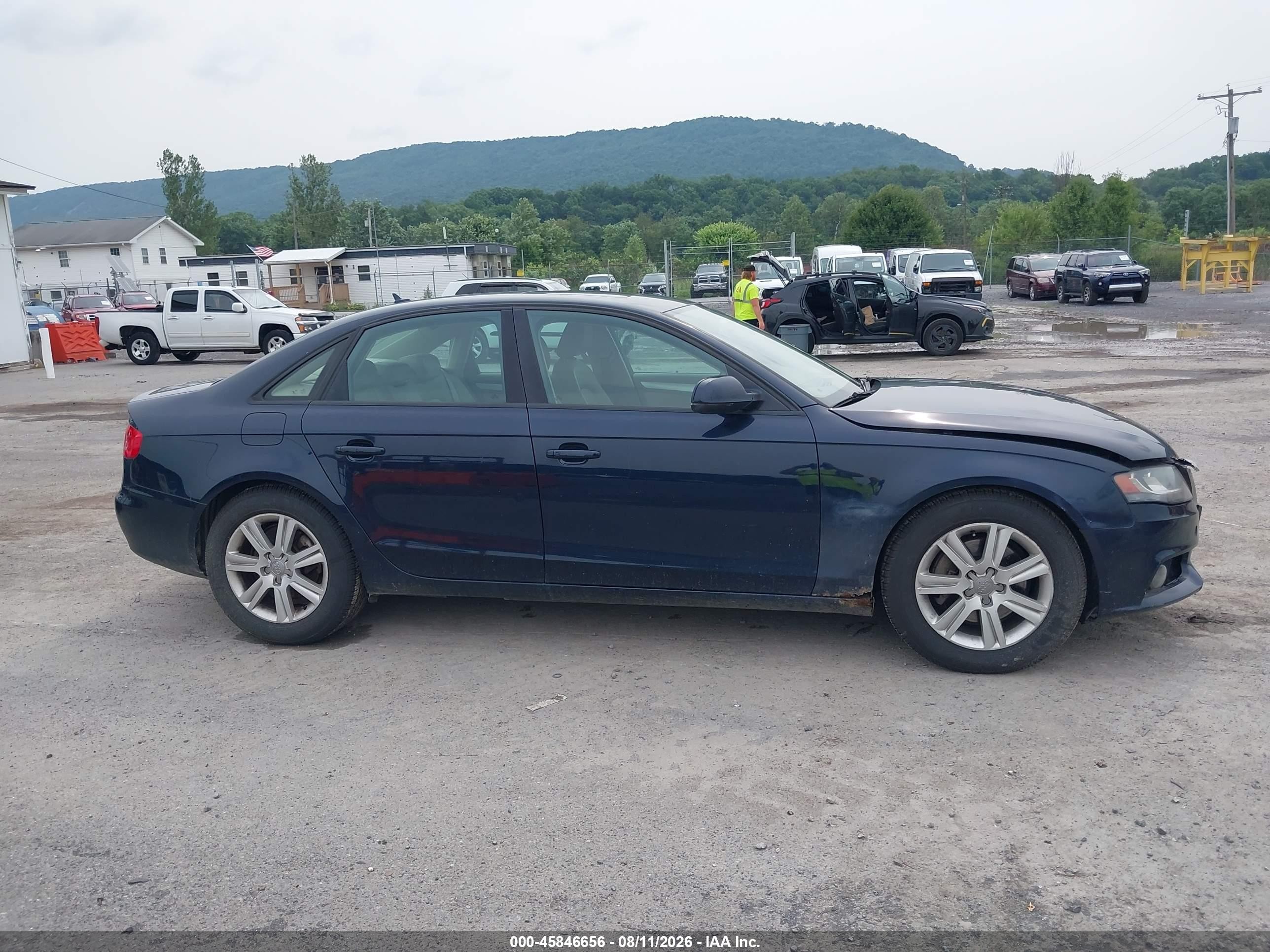 2010 Audi A4 2.0t Premium Dark Blue vin: WAUBFAFL1AN057842