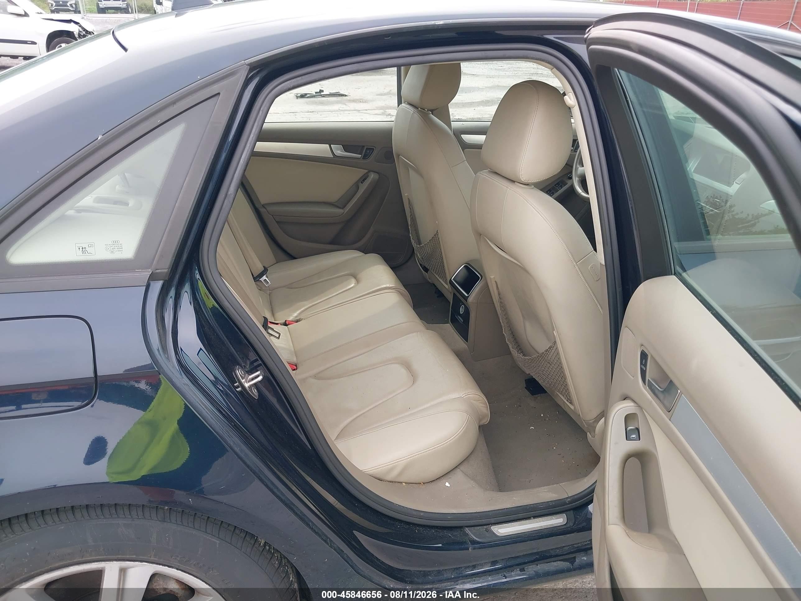 2010 Audi A4 2.0t Premium Dark Blue vin: WAUBFAFL1AN057842