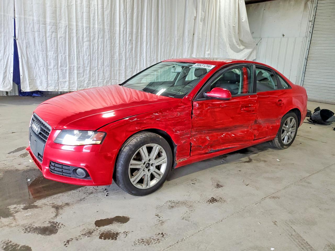 2011 Audi A4 Premium Red vin: WAUBFAFL1BN027029