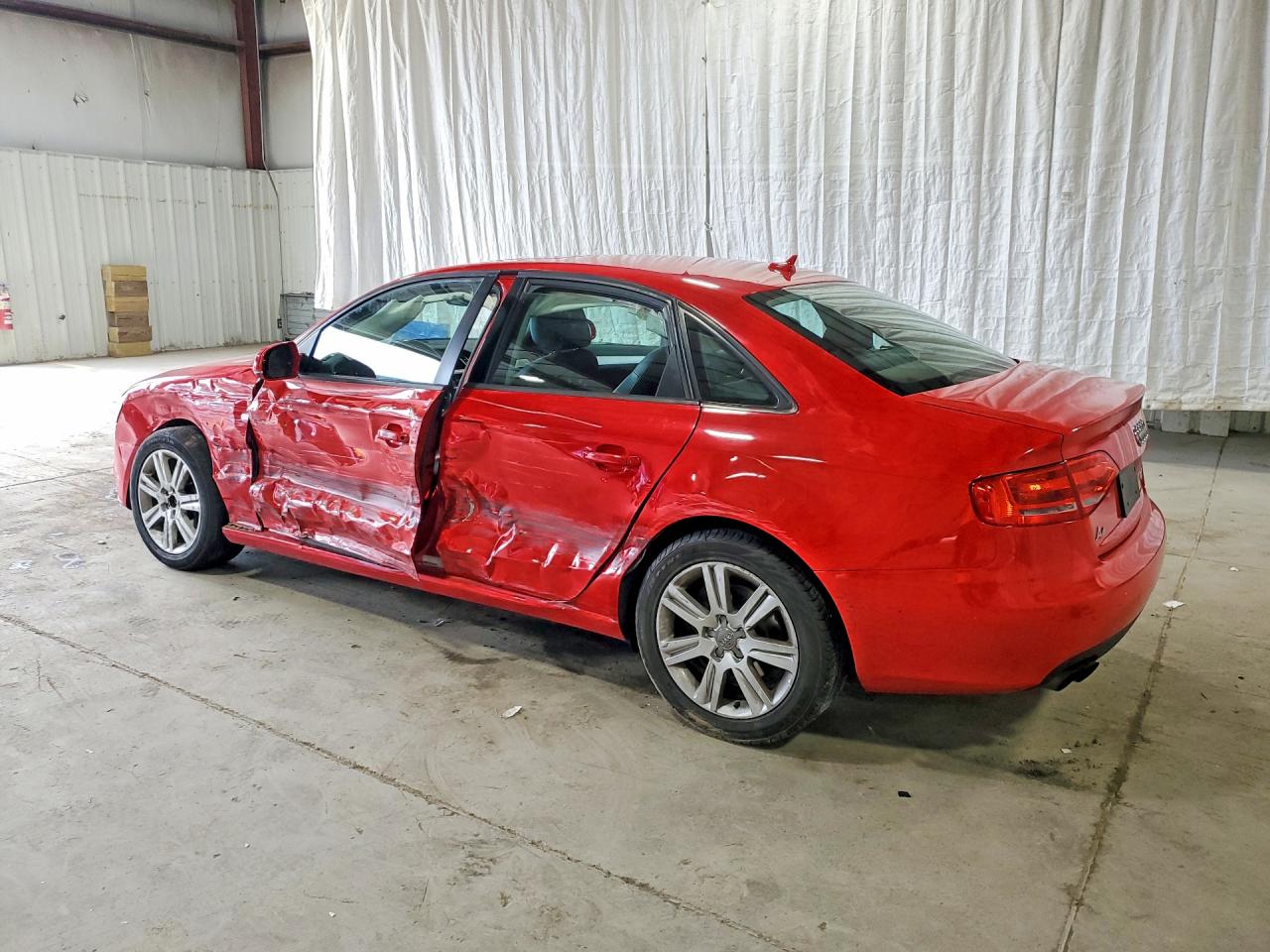 2011 Audi A4 Premium Red vin: WAUBFAFL1BN027029