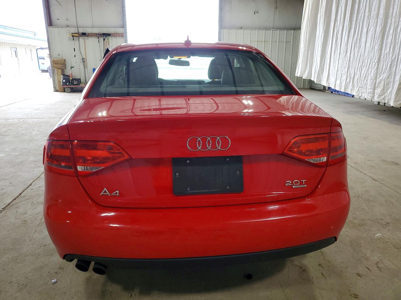 2011 Audi A4 Premium Red vin: WAUBFAFL1BN027029