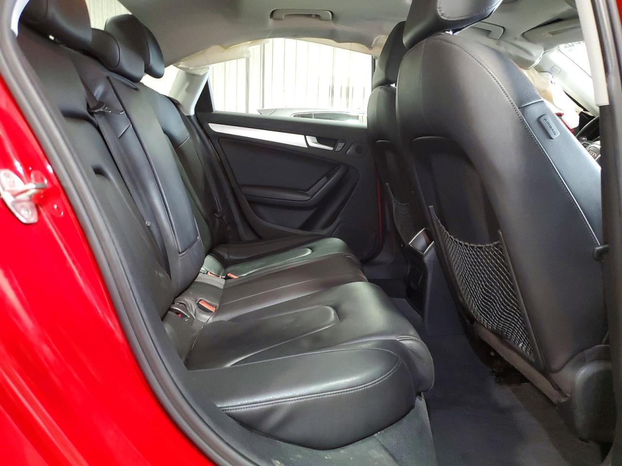 2011 Audi A4 Premium Red vin: WAUBFAFL1BN027029