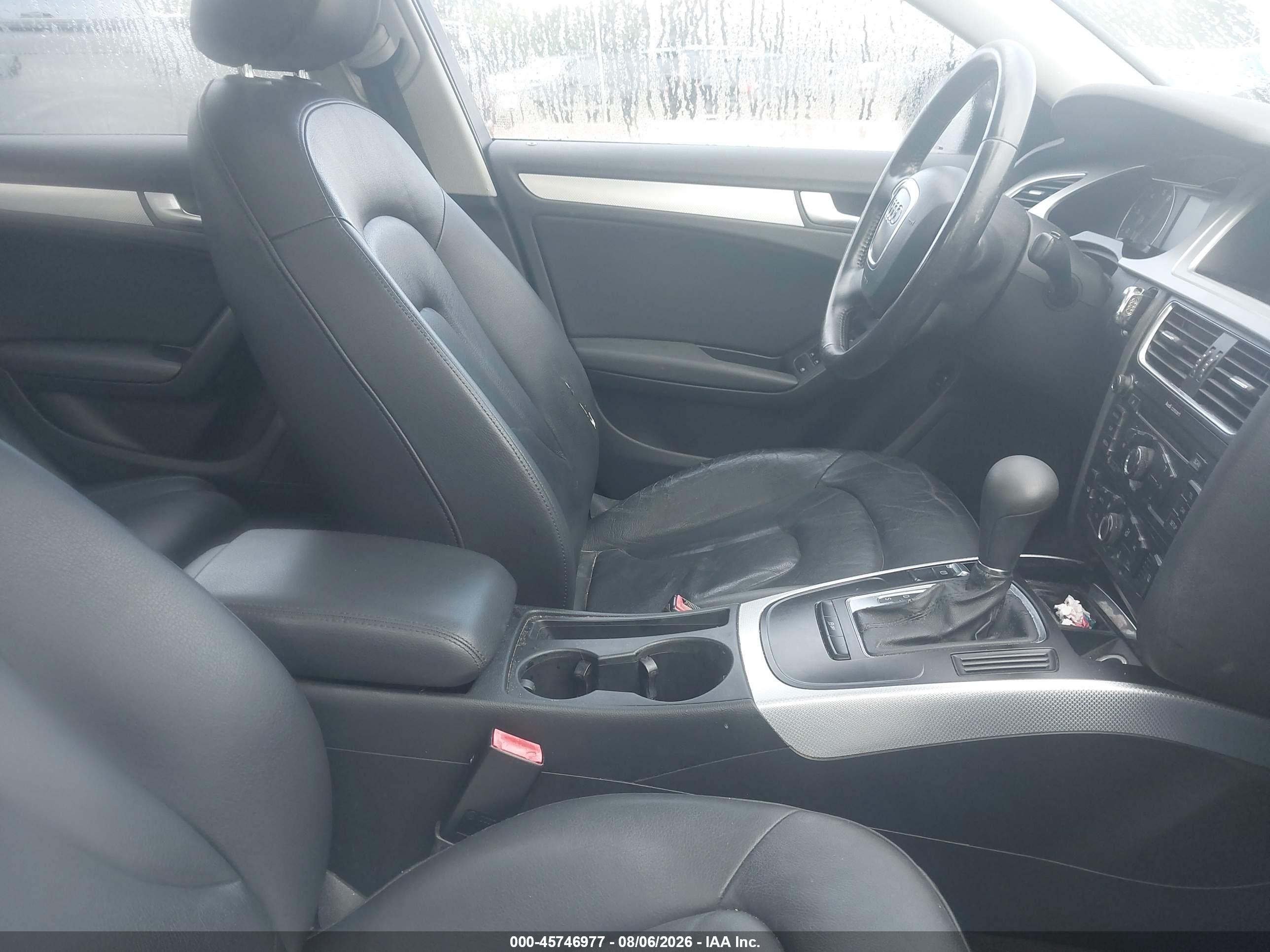 2011 Audi A4 2.0t Premium Черный vin: WAUBFAFL1BN040315
