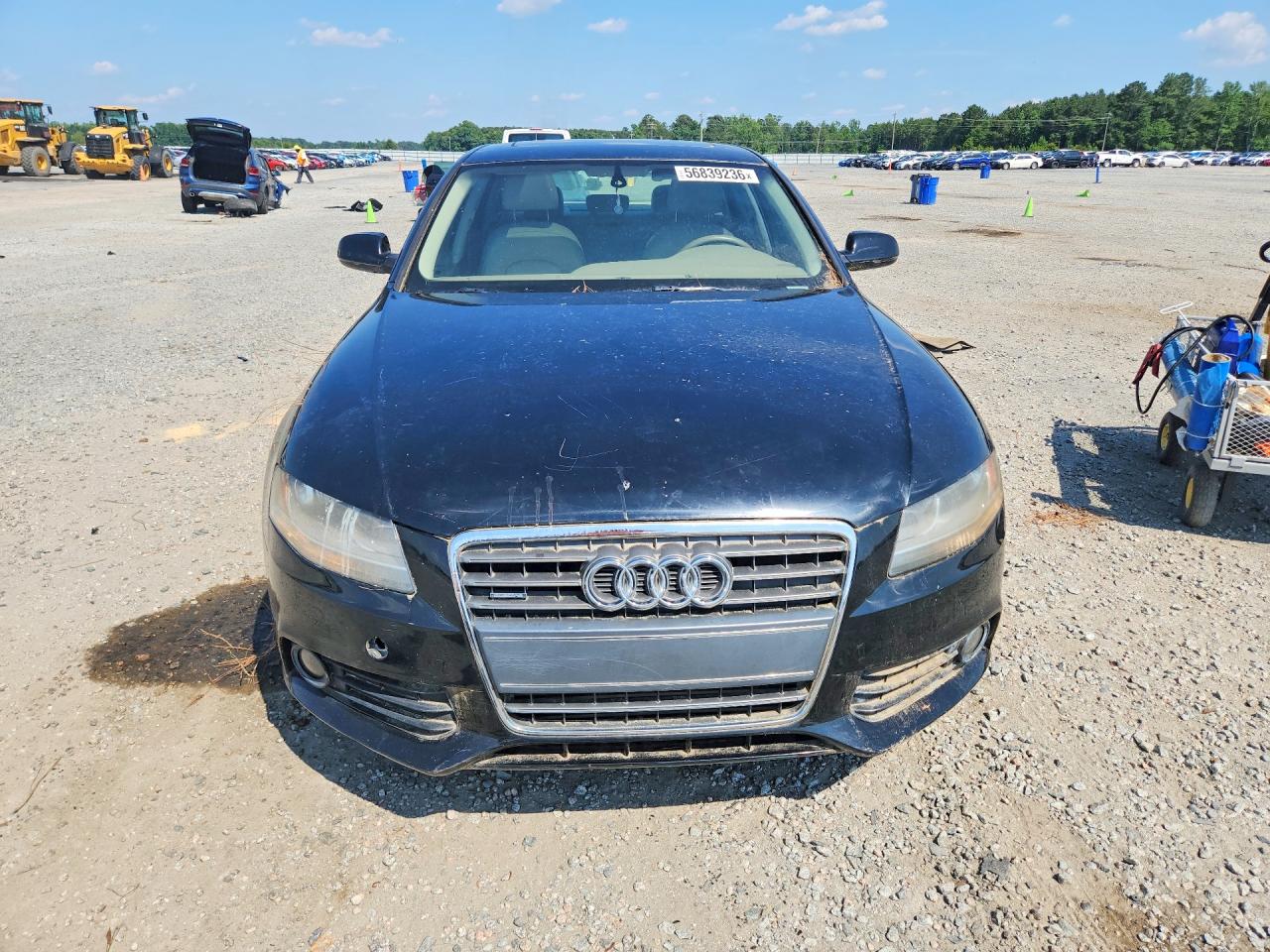 2012 Audi A4 Quattro Premium Black vin: WAUBFAFL1CA117676