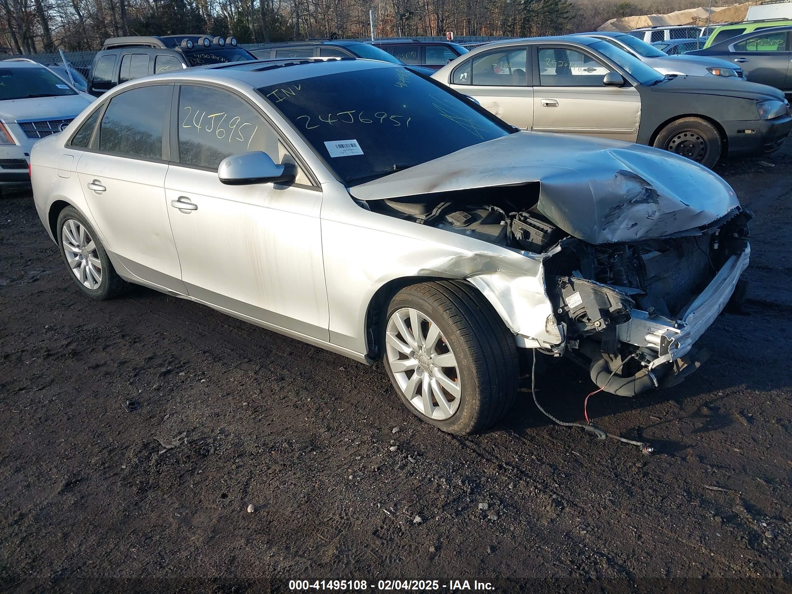 2012 Audi A4 2.0t Premium Gray vin: WAUBFAFL1CA120013