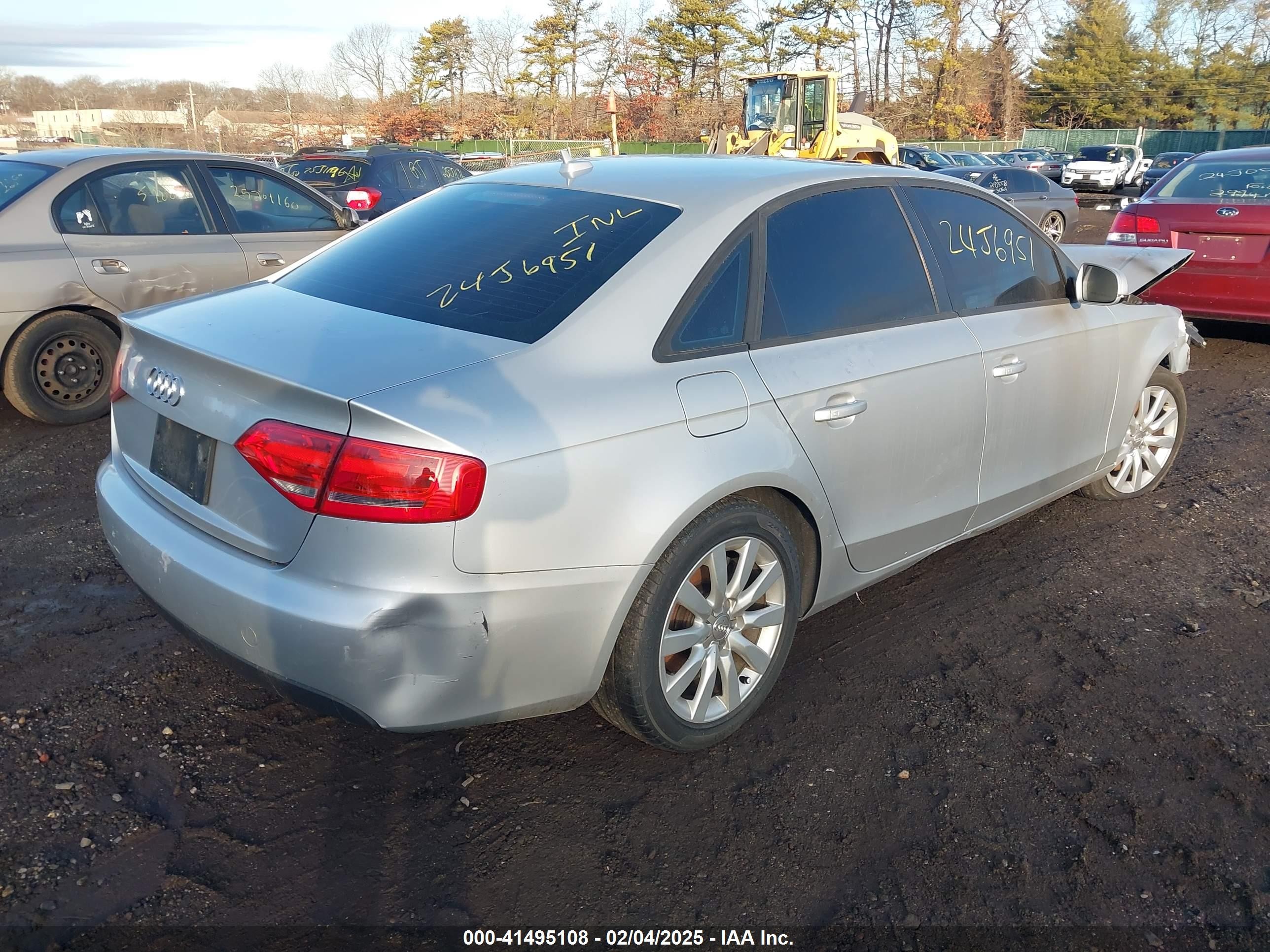 2012 Audi A4 2.0t Premium Gray vin: WAUBFAFL1CA120013