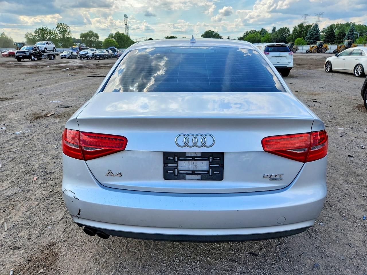 2013 Audi A4 Premium Silver vin: WAUBFAFL1DN004028
