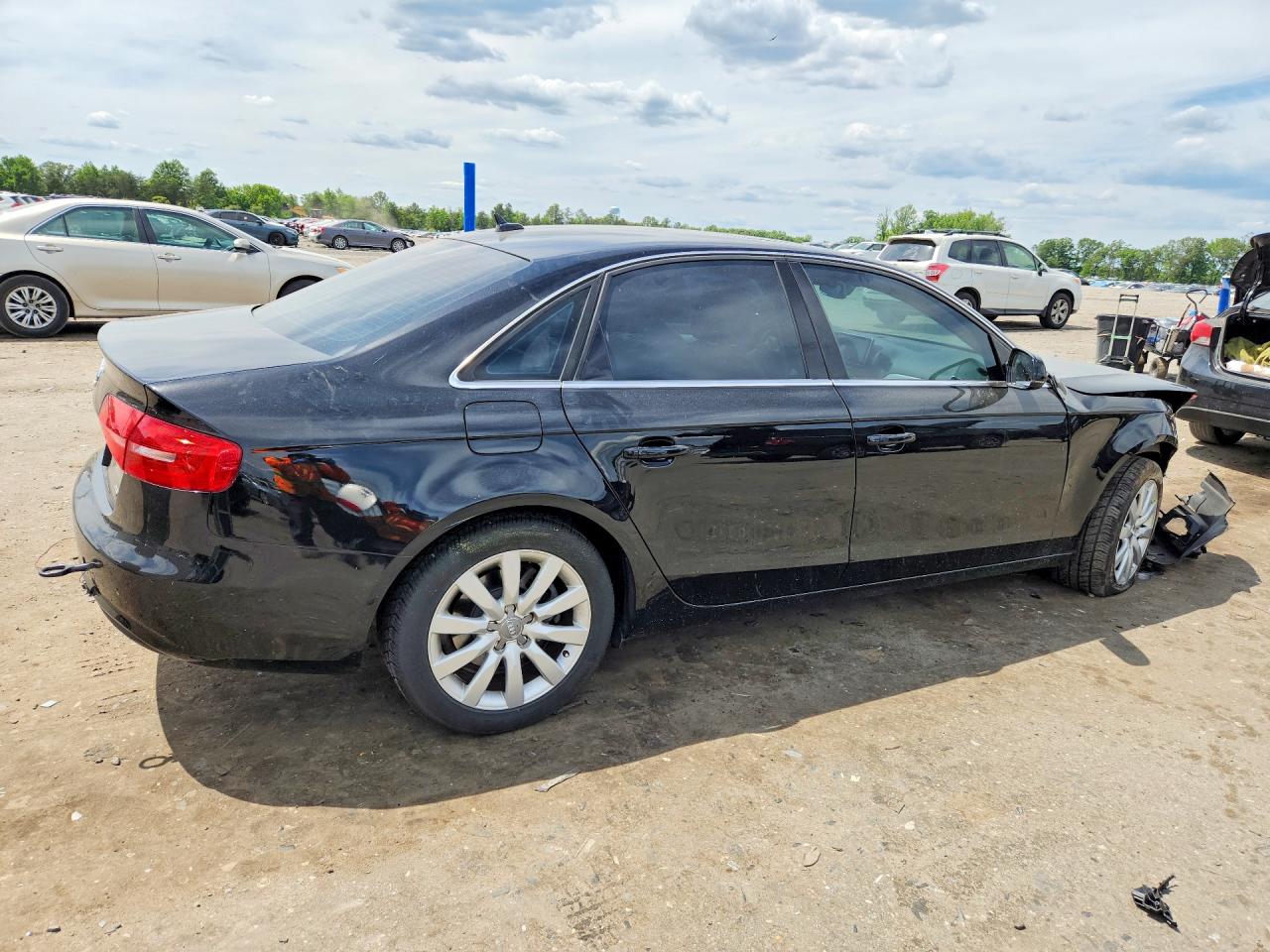 2013 Audi A4 Premium Black vin: WAUBFAFL1DN016308