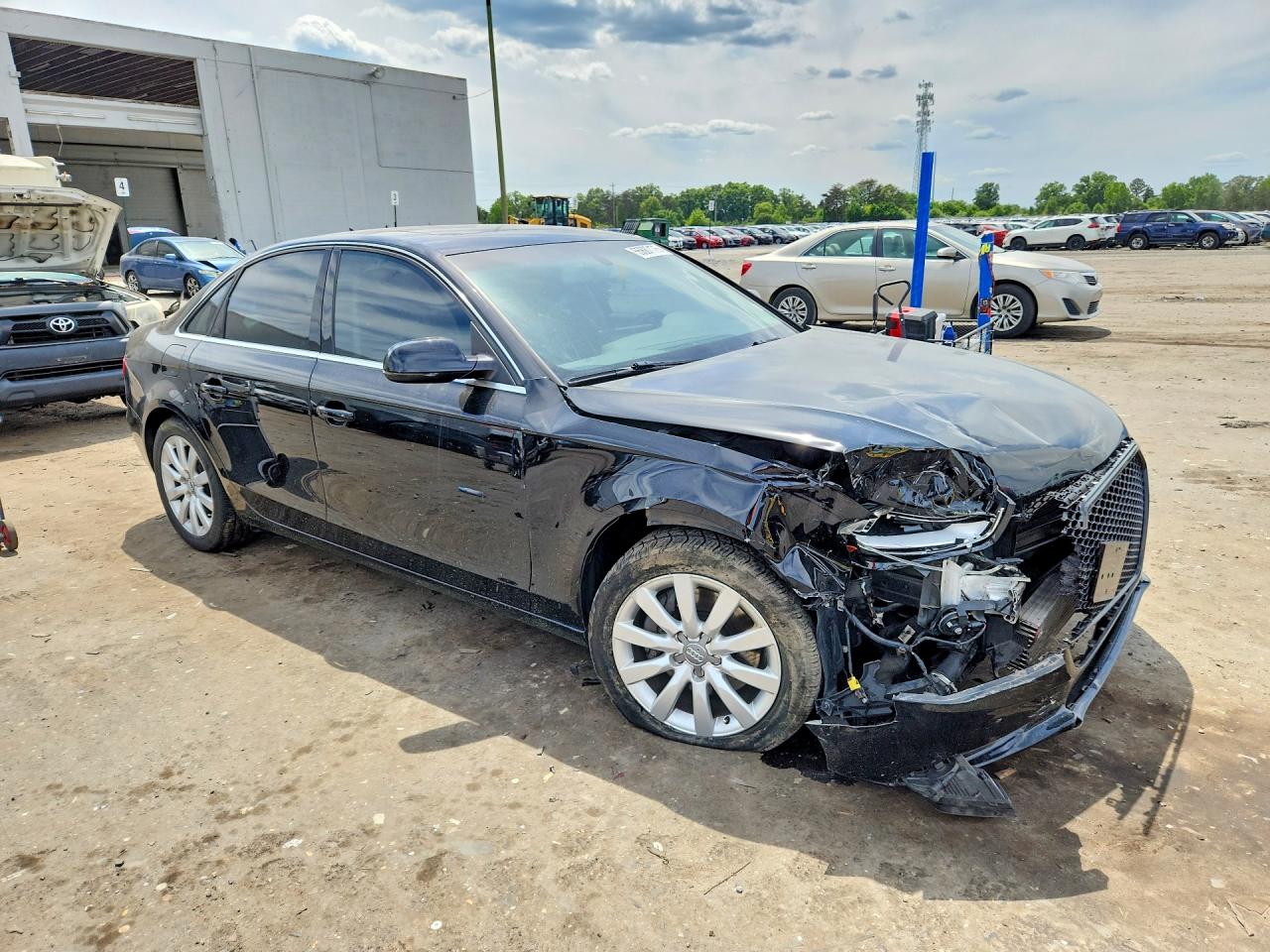 2013 Audi A4 Premium Black vin: WAUBFAFL1DN016308