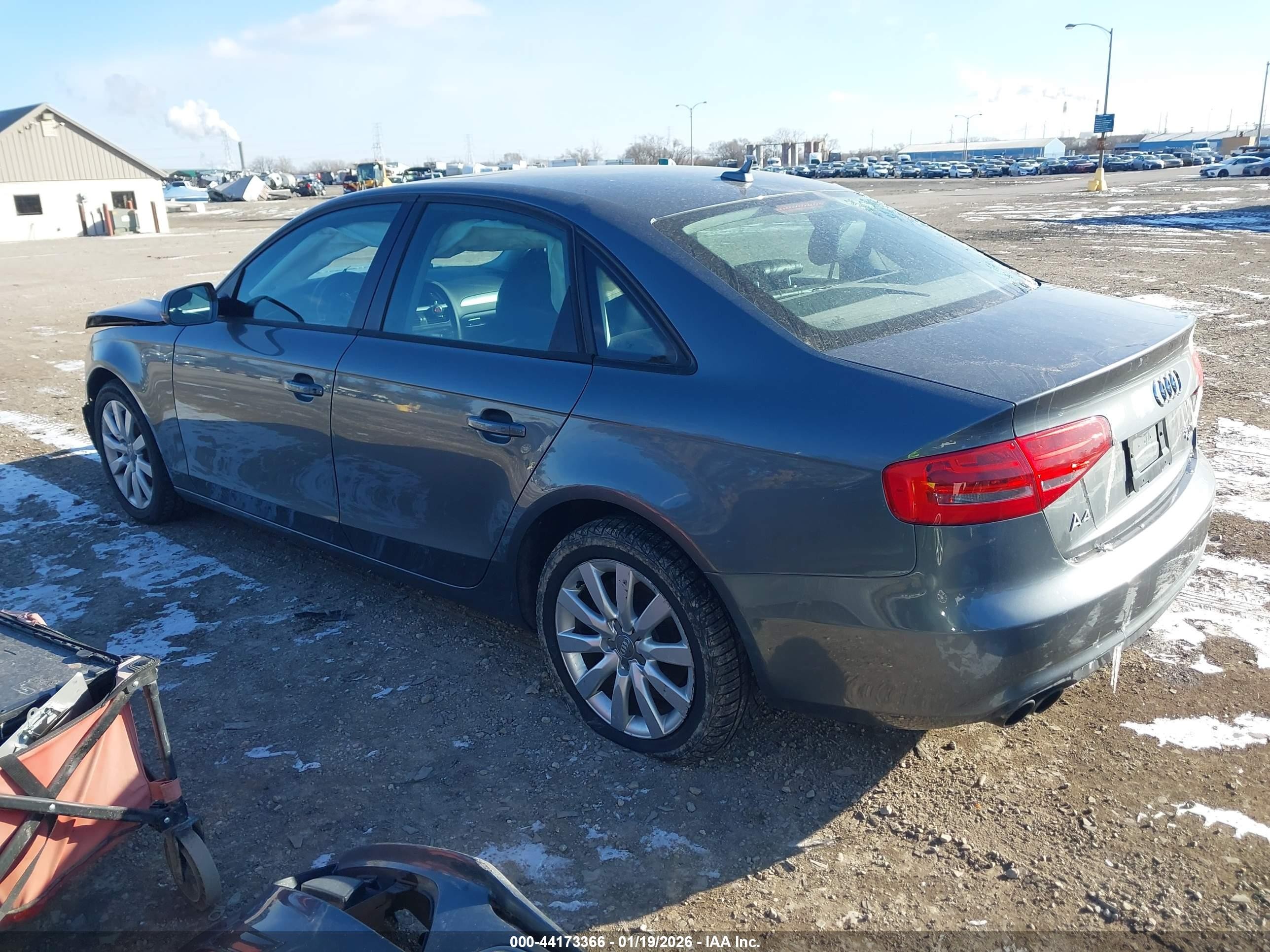 2014 Audi A4 2.0t Premium Gray vin: WAUBFAFL1EN001115