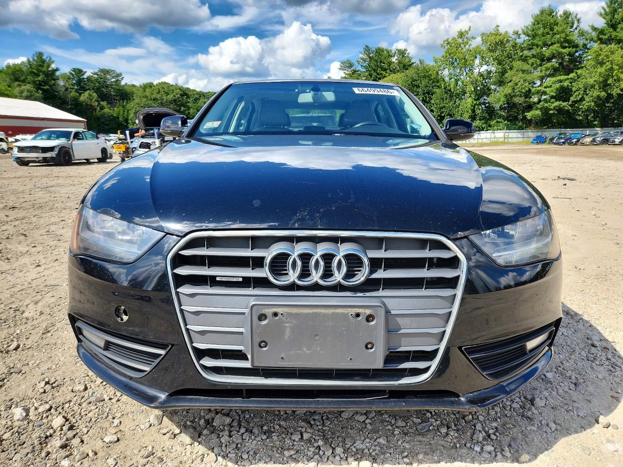 2014 Audi A4 Premium Черный vin: WAUBFAFL1EN003043