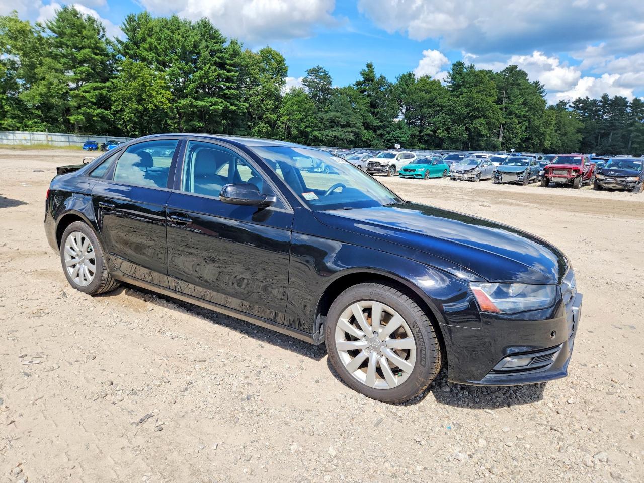 2014 Audi A4 Premium Черный vin: WAUBFAFL1EN003043