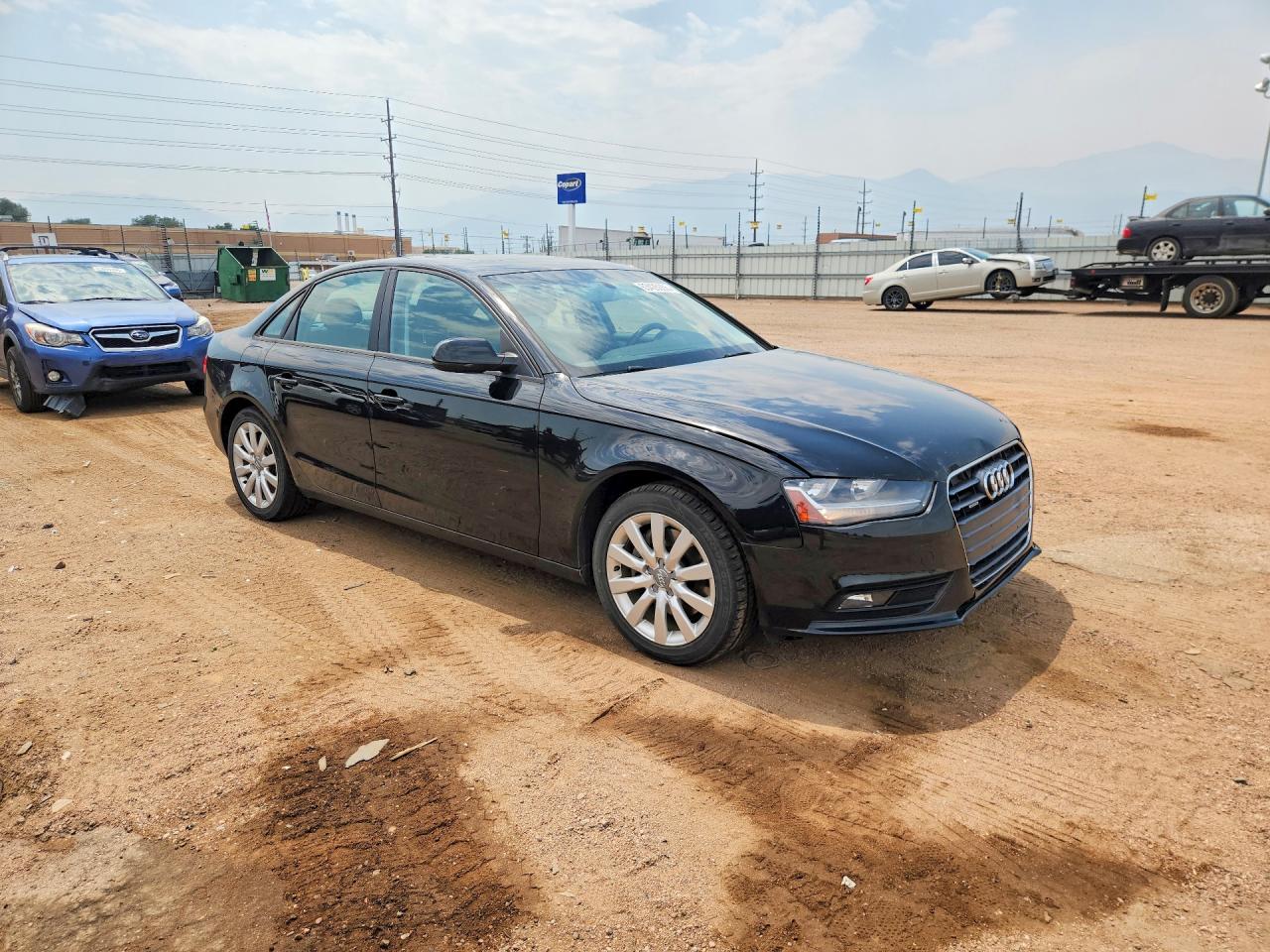 2014 Audi A4 Premium Черный vin: WAUBFAFL1EN026631