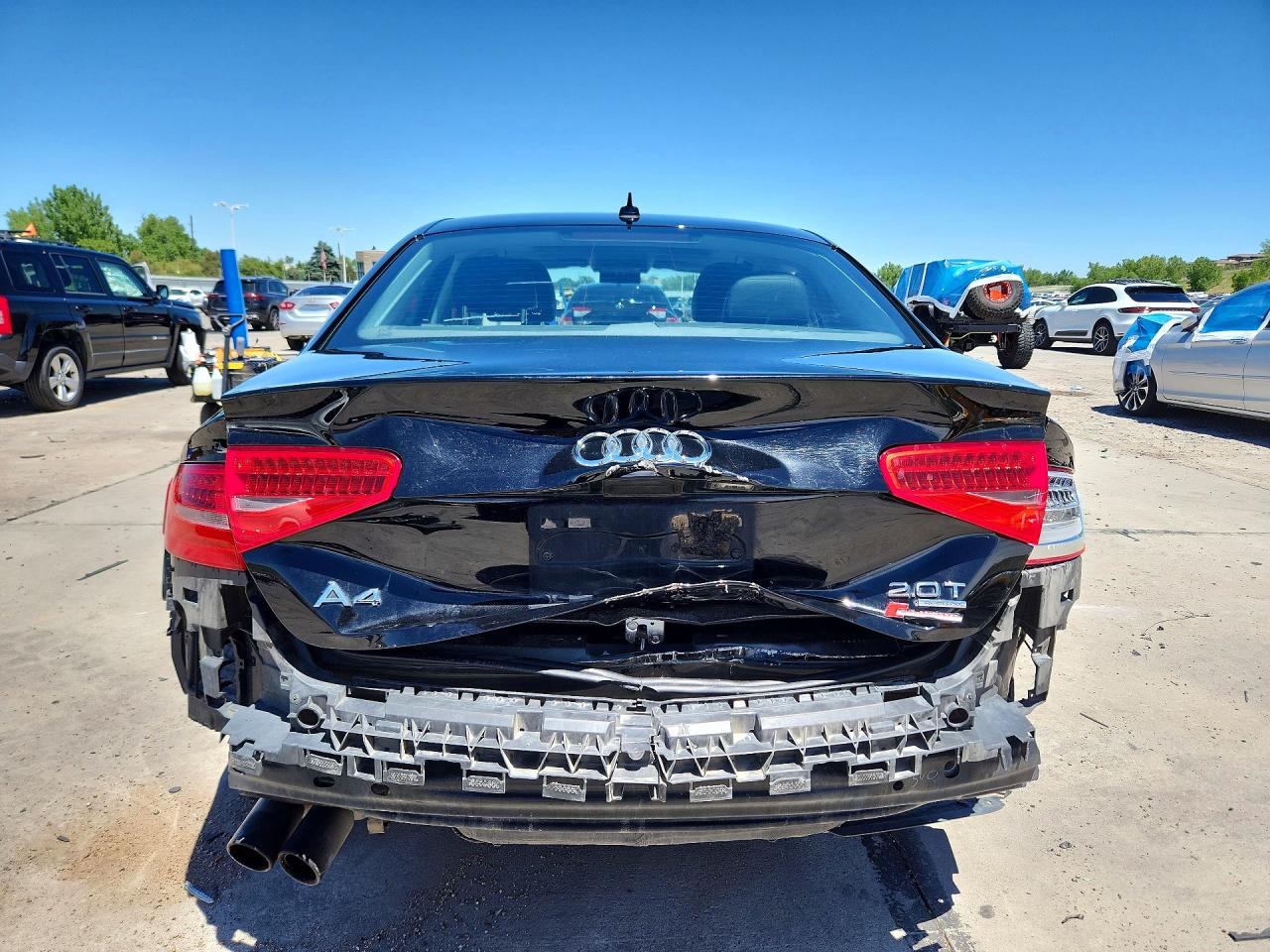 2015 Audi A4 Premium Black vin: WAUBFAFL1FN000712