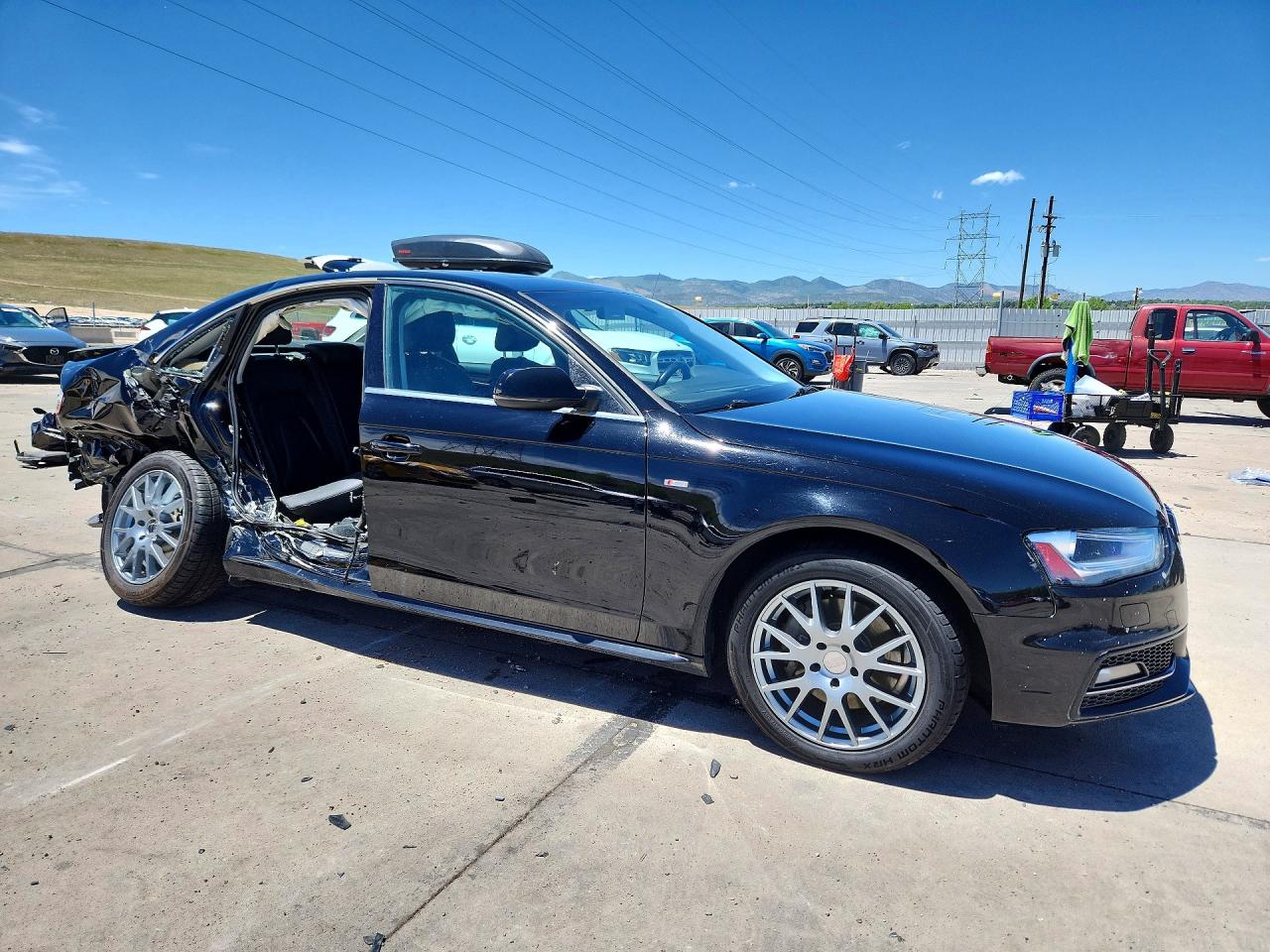 2015 Audi A4 Premium Black vin: WAUBFAFL1FN000712
