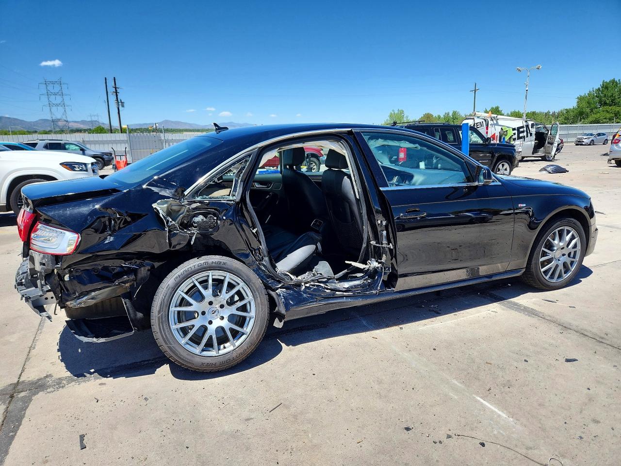 2015 Audi A4 Premium Black vin: WAUBFAFL1FN000712