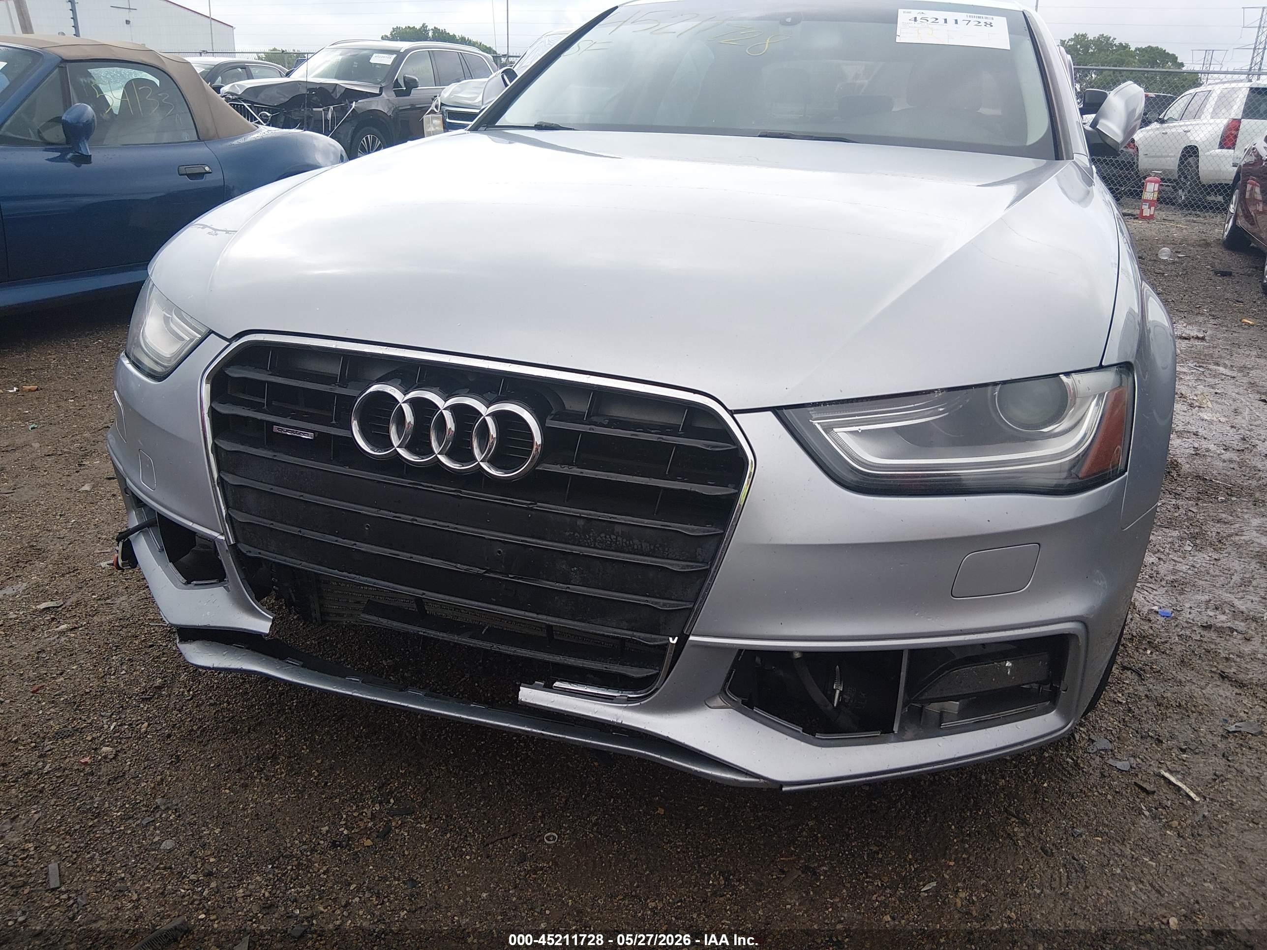 2015 Audi A4 2.0t Premium Silver vin: WAUBFAFL1FN005246