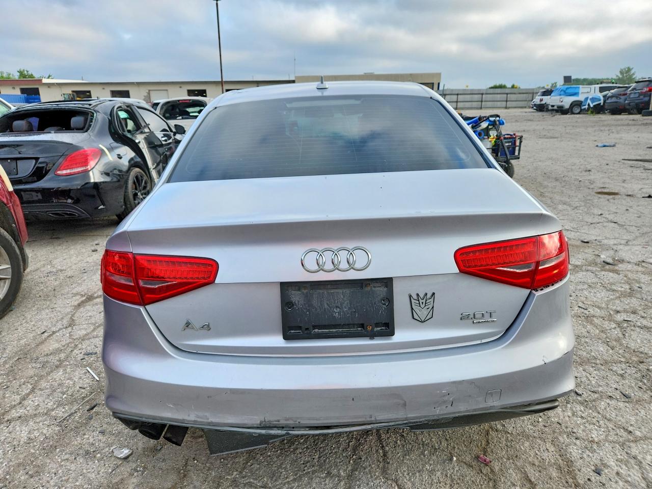 2015 Audi A4 Premium Silver vin: WAUBFAFL1FN005490