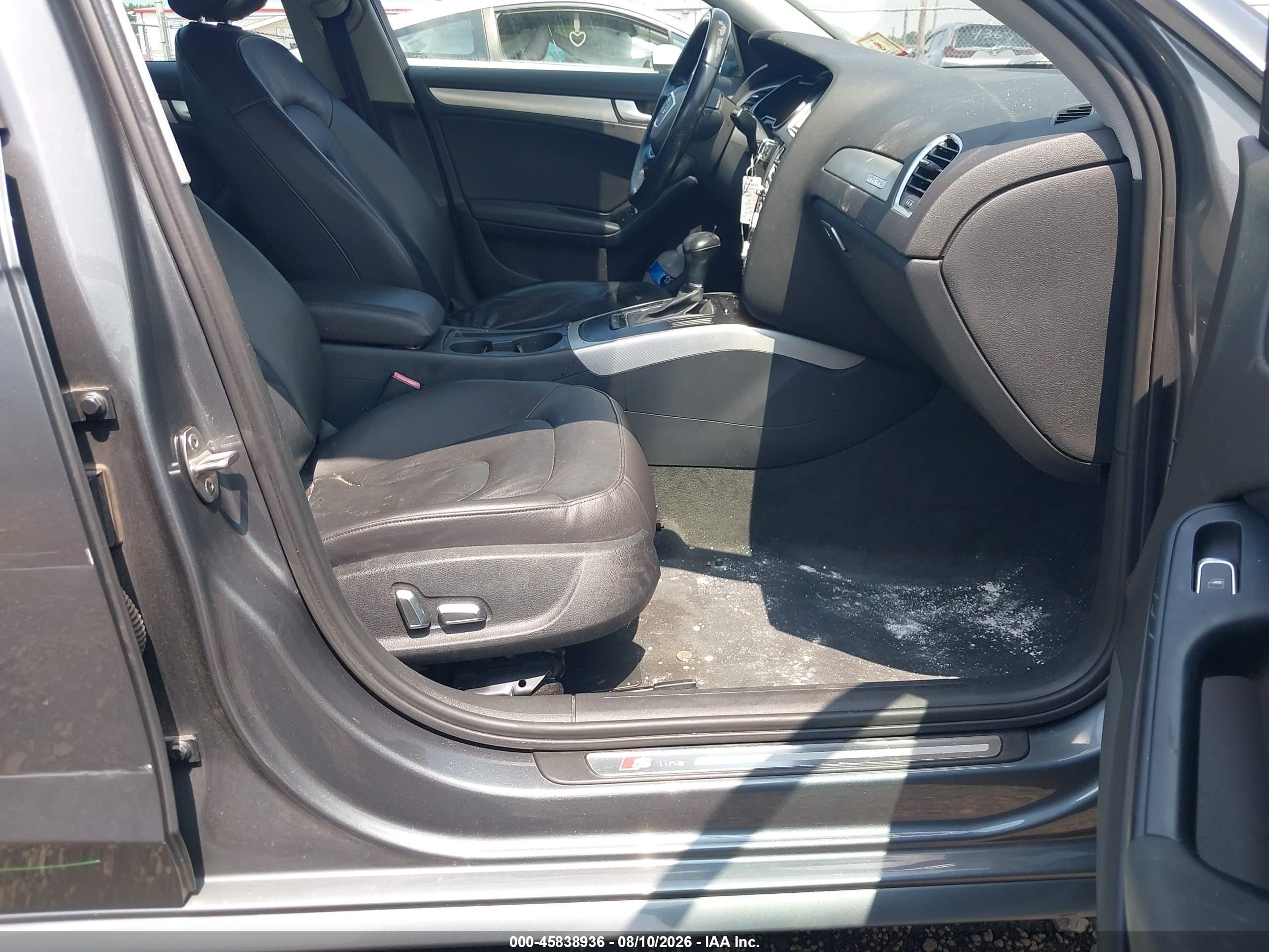 2015 Audi A4 2.0t Premium Серый vin: WAUBFAFL1FN005859
