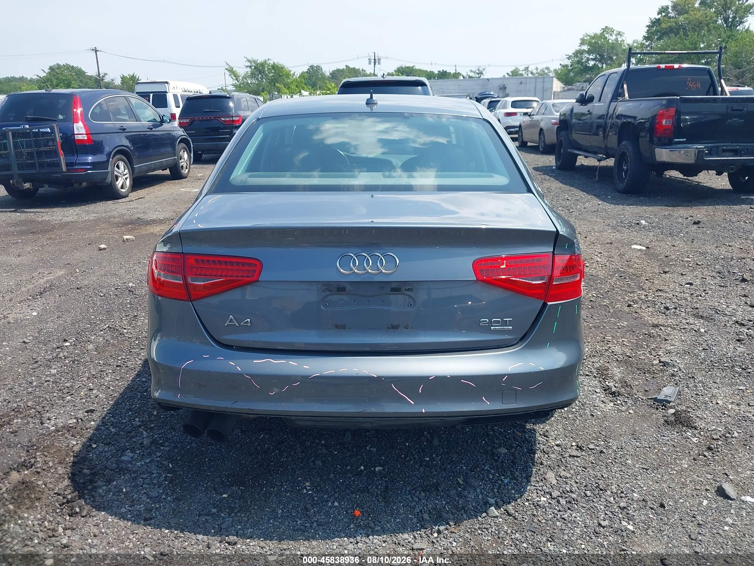 2015 Audi A4 2.0t Premium Серый vin: WAUBFAFL1FN005859