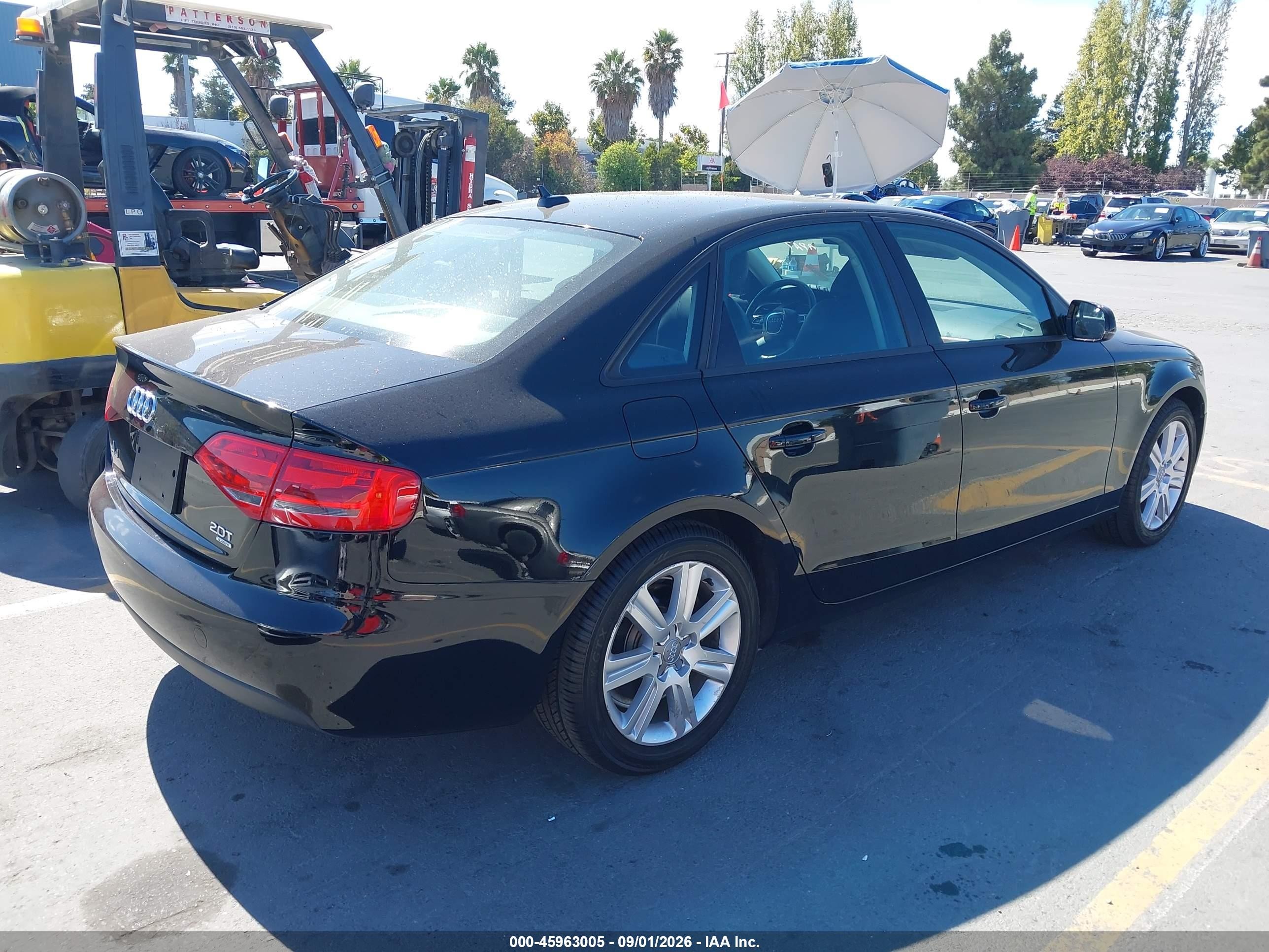 2011 Audi A4 2.0t Premium Black vin: WAUBFAFL2BN019201