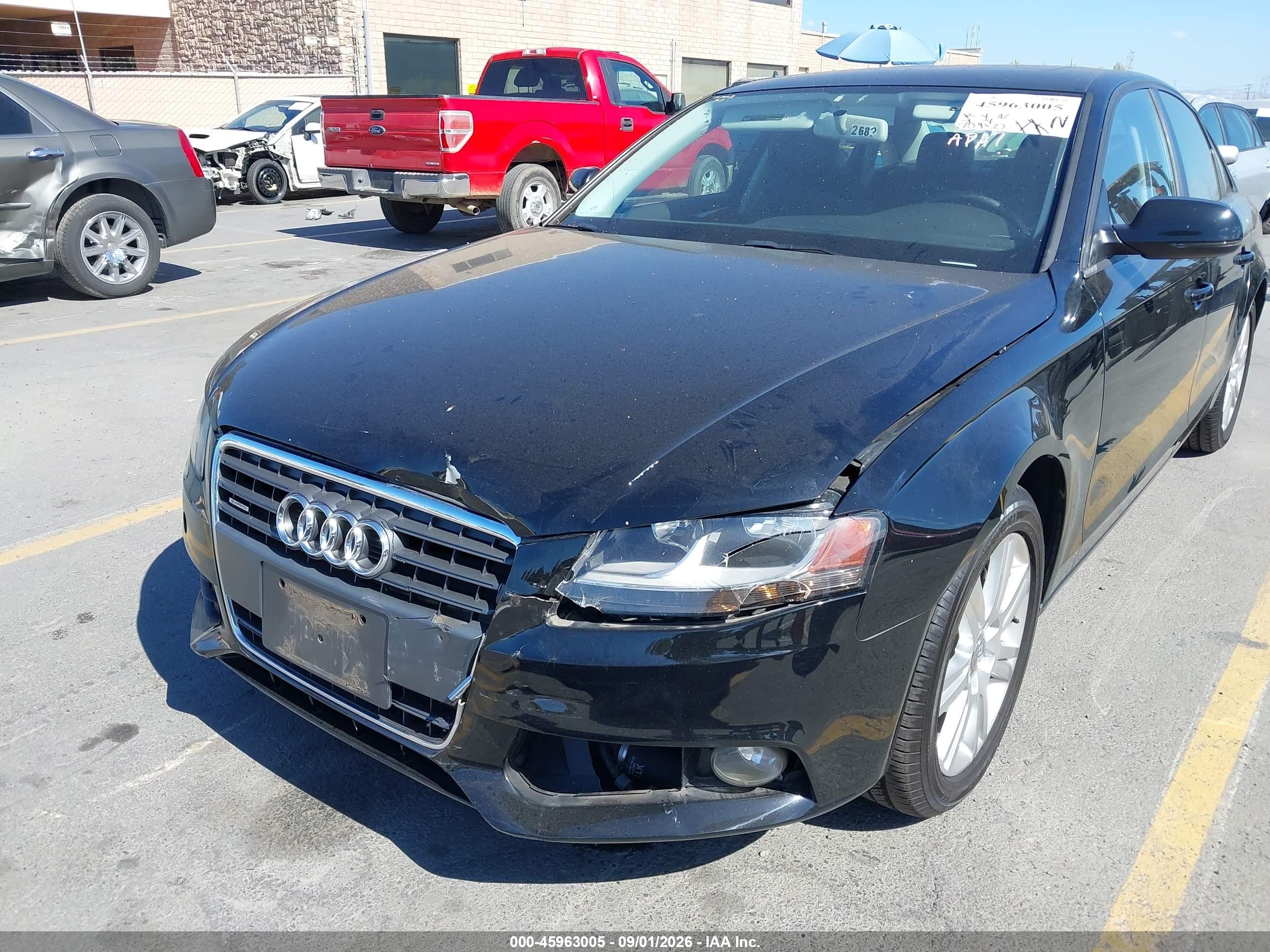 2011 Audi A4 2.0t Premium Black vin: WAUBFAFL2BN019201