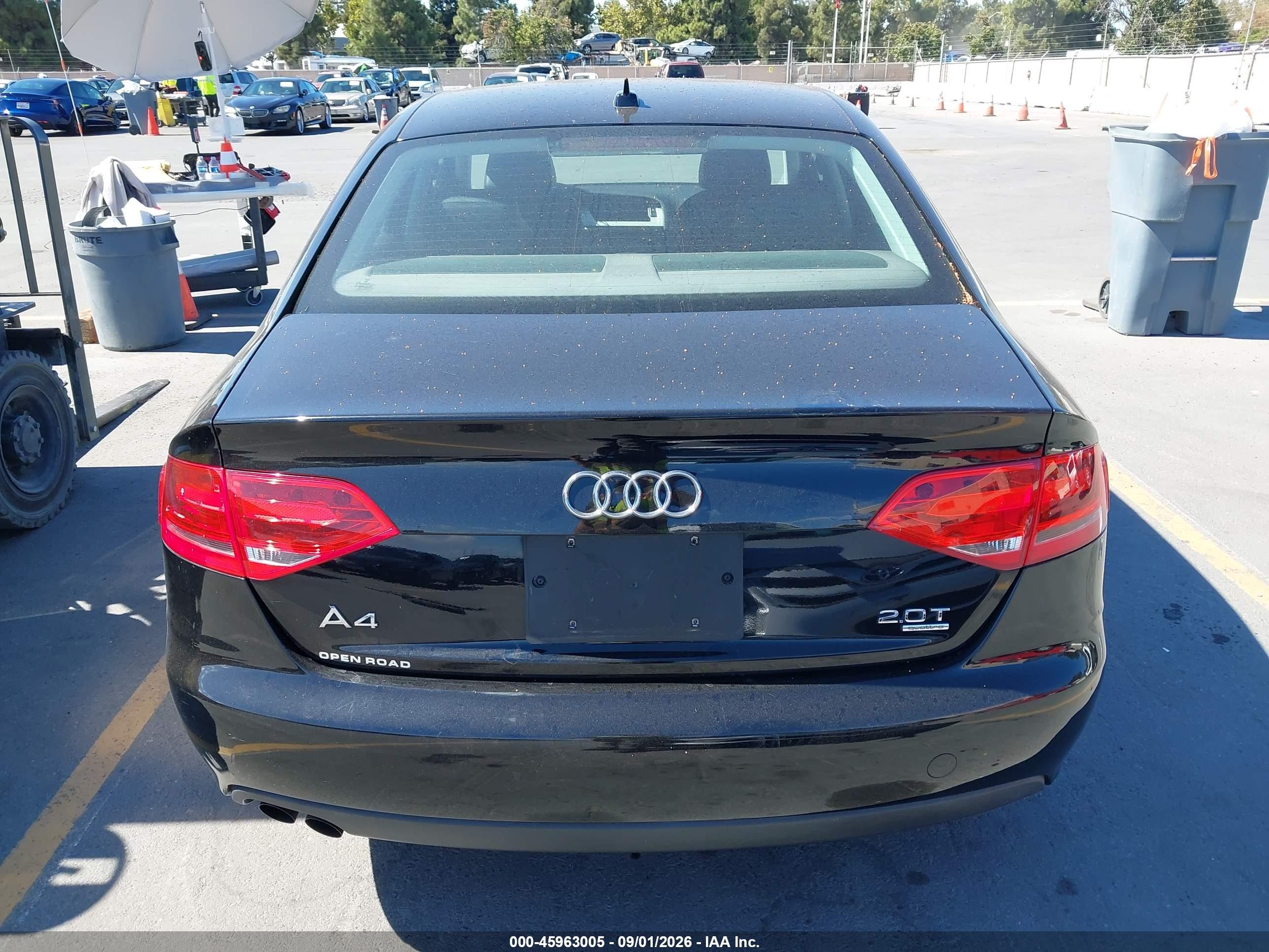 2011 Audi A4 2.0t Premium Black vin: WAUBFAFL2BN019201