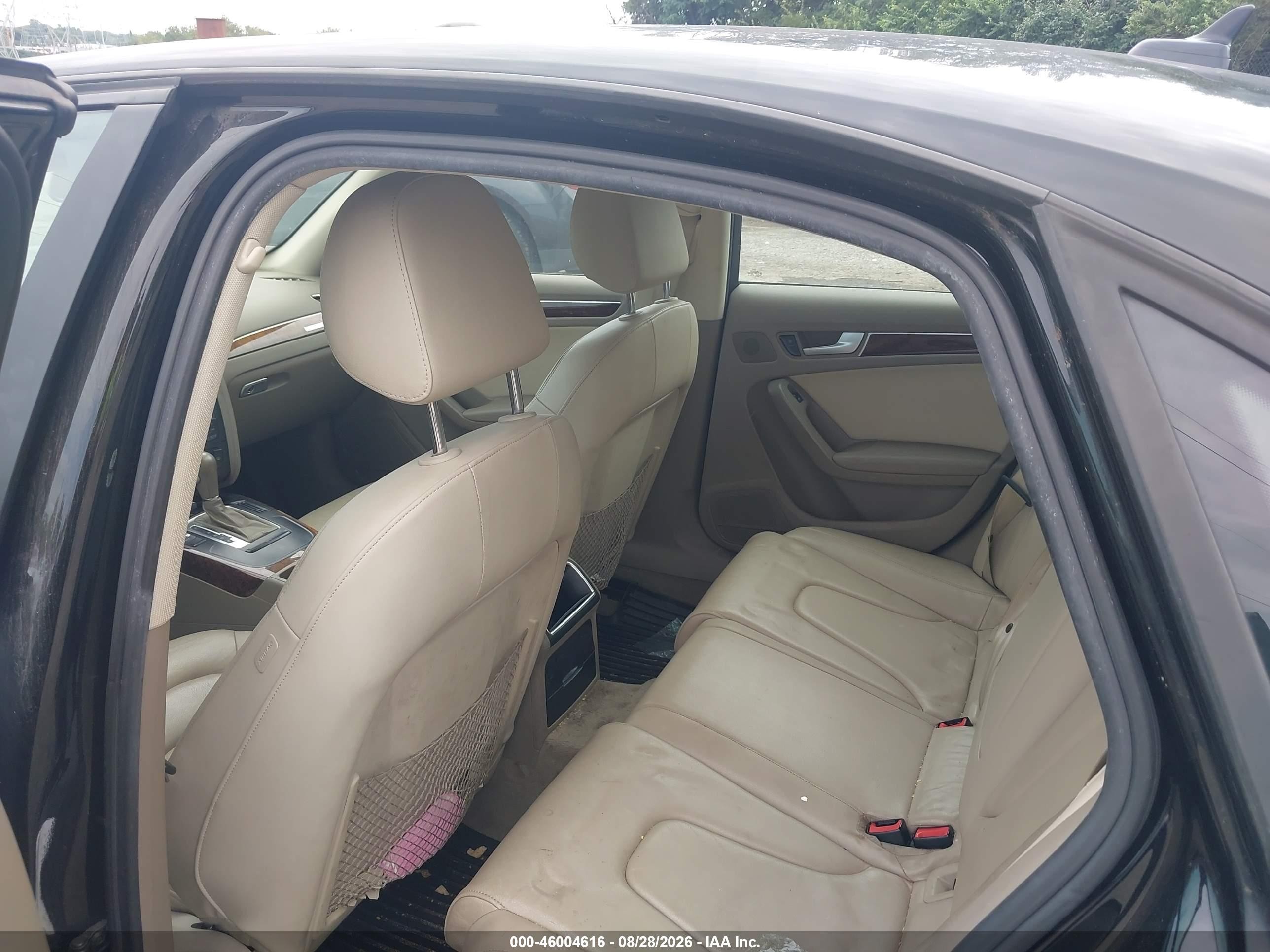 2011 Audi A4 2.0t Premium Черный vin: WAUBFAFL2BN035799
