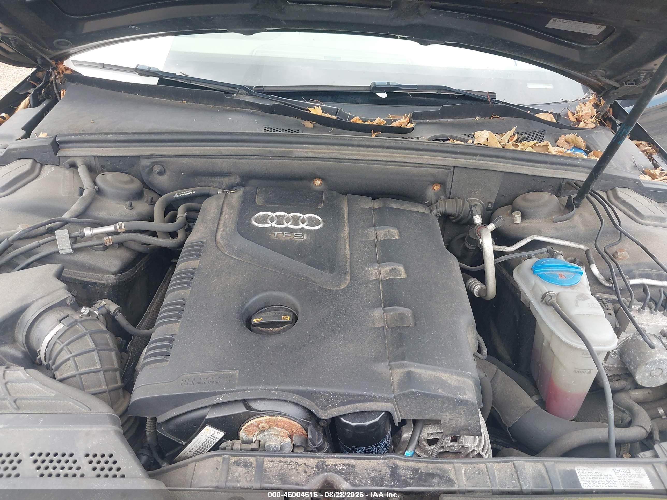 2011 Audi A4 2.0t Premium Черный vin: WAUBFAFL2BN035799