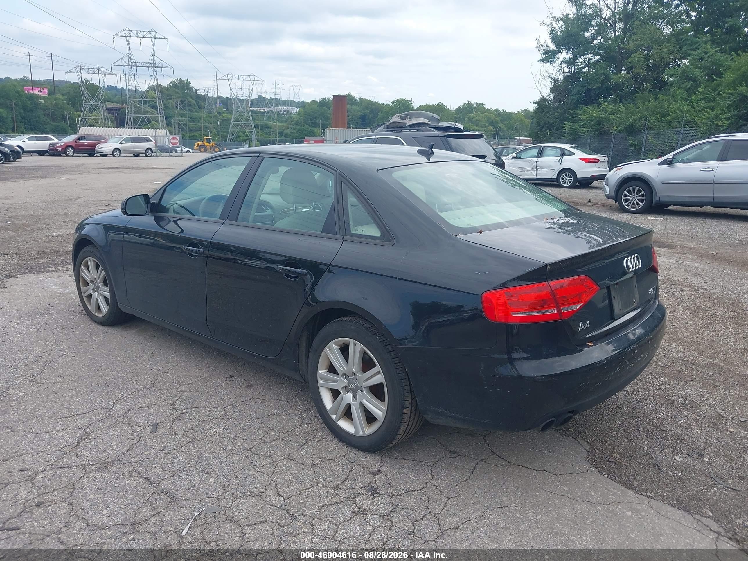 2011 Audi A4 2.0t Premium Черный vin: WAUBFAFL2BN035799