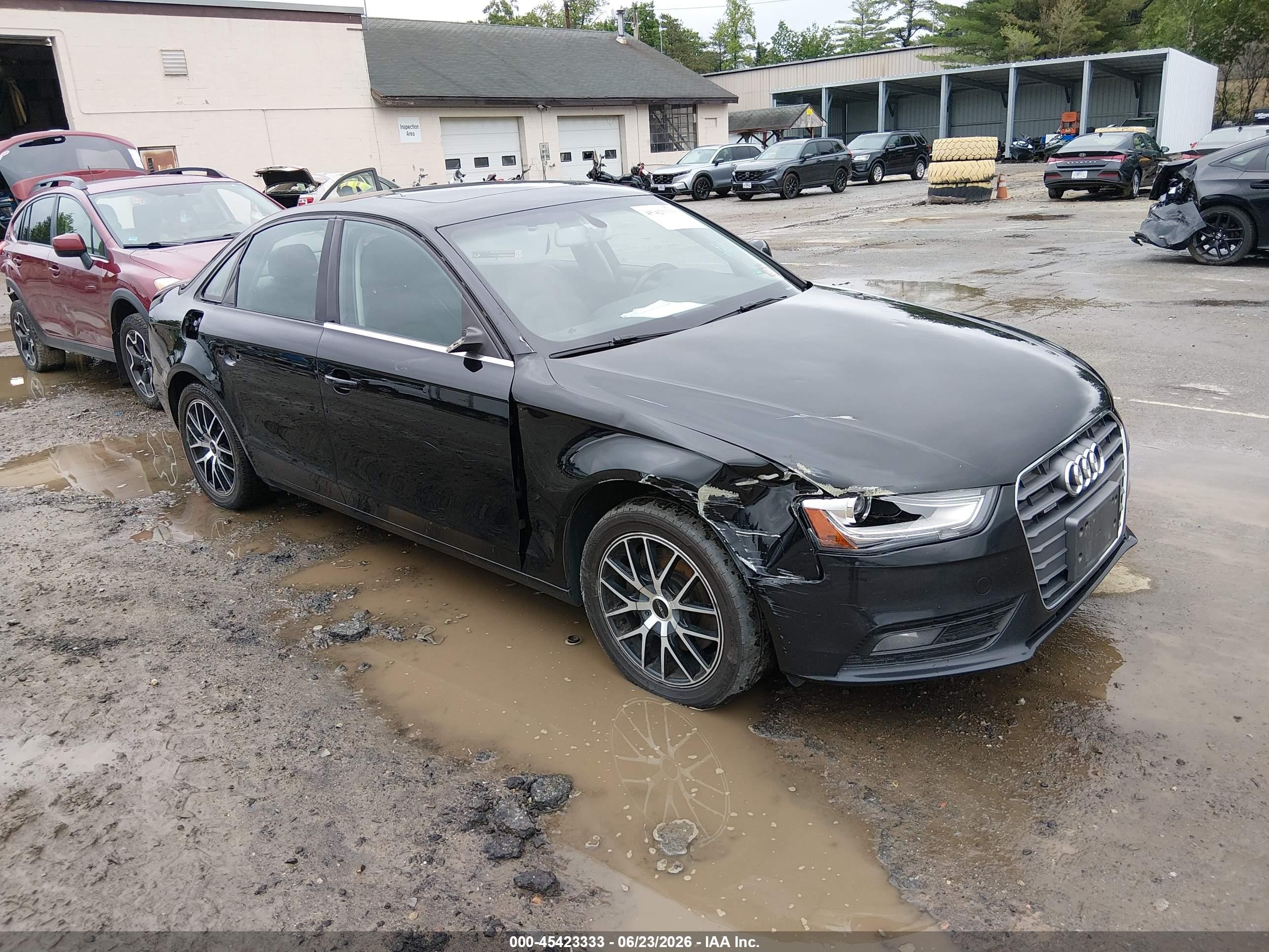 2013 Audi A4 2.0t Premium Black vin: WAUBFAFL2DN008220