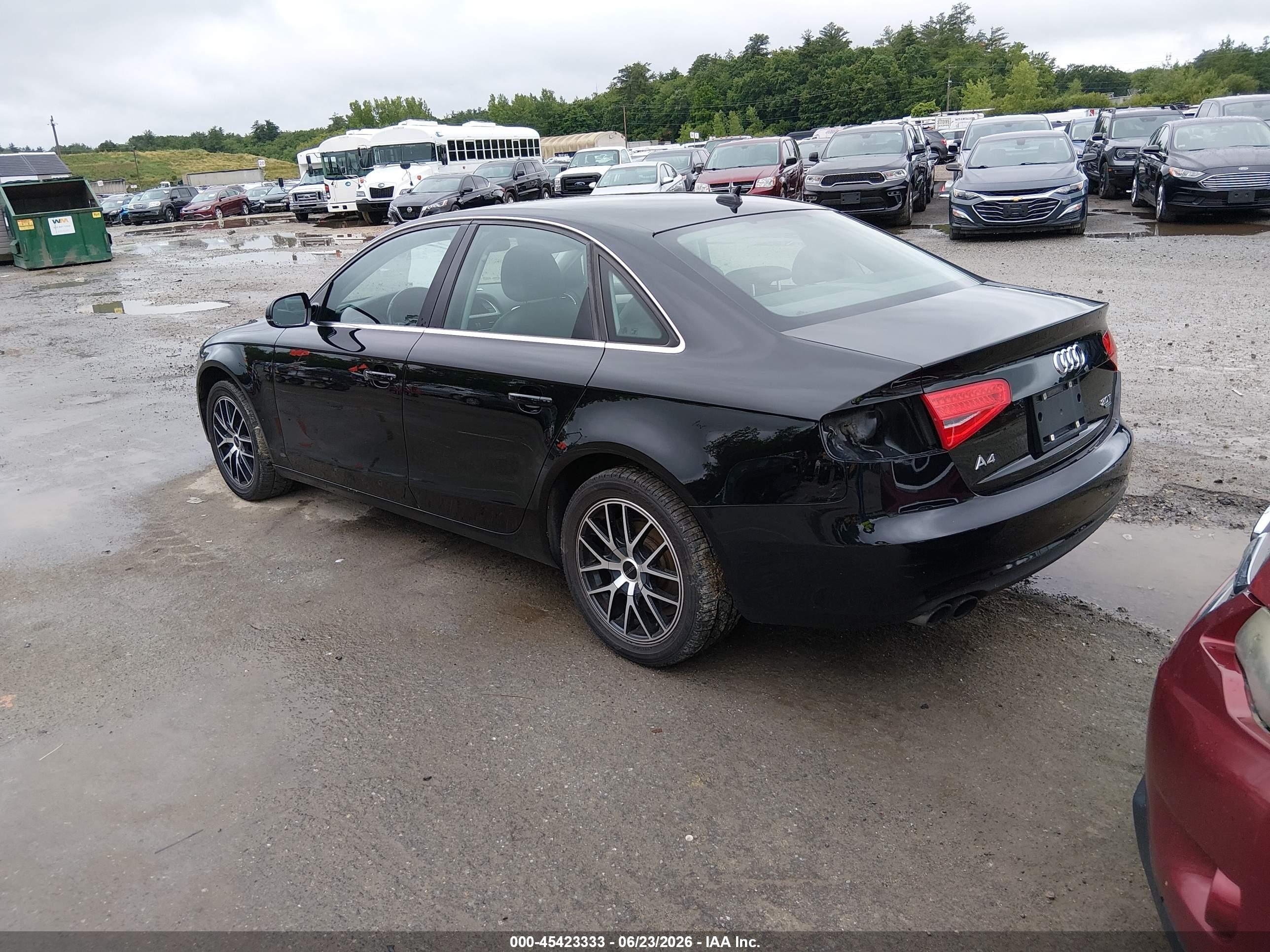 2013 Audi A4 2.0t Premium Black vin: WAUBFAFL2DN008220