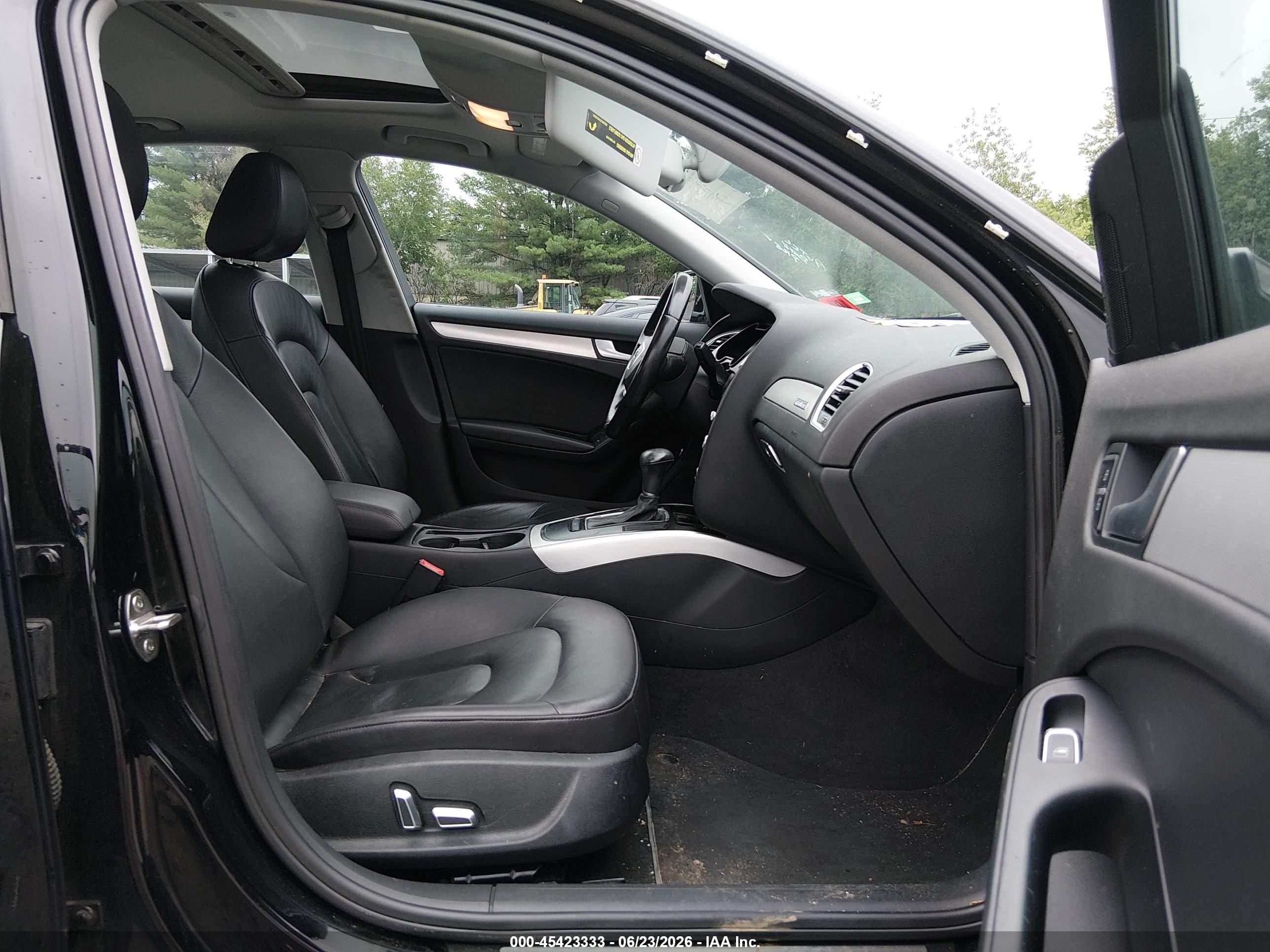 2013 Audi A4 2.0t Premium Black vin: WAUBFAFL2DN008220