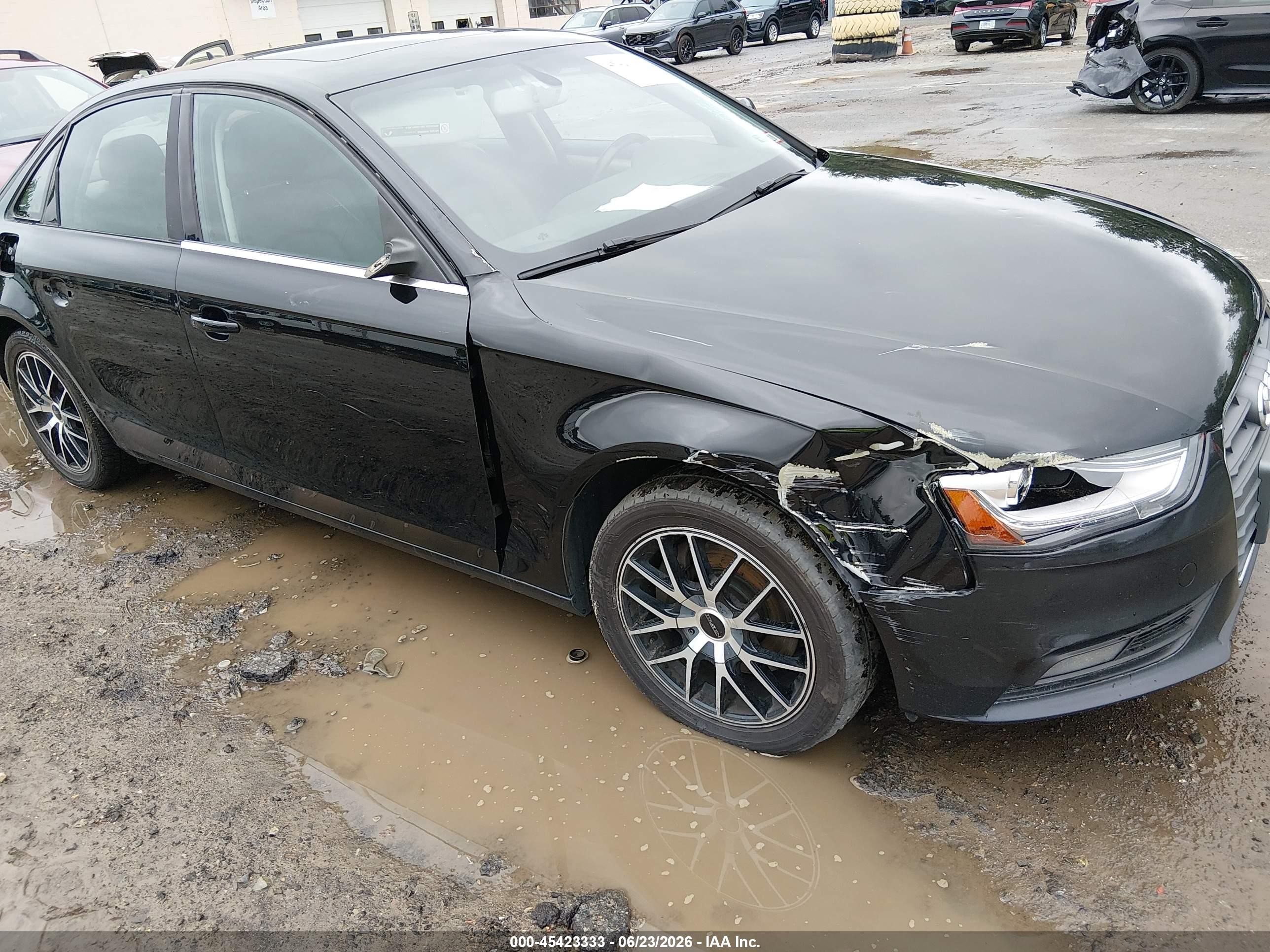 2013 Audi A4 2.0t Premium Black vin: WAUBFAFL2DN008220