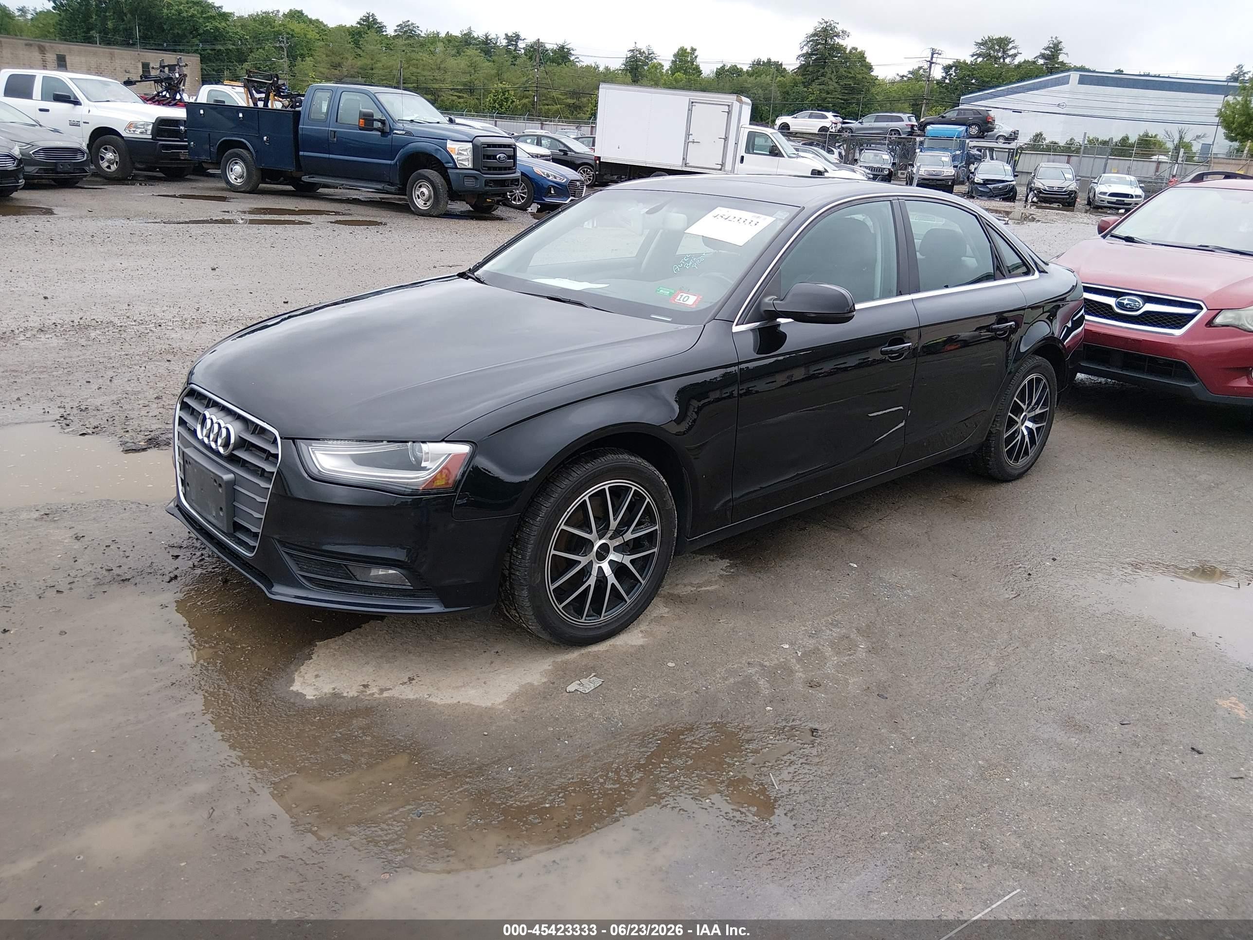 2013 Audi A4 2.0t Premium Black vin: WAUBFAFL2DN008220