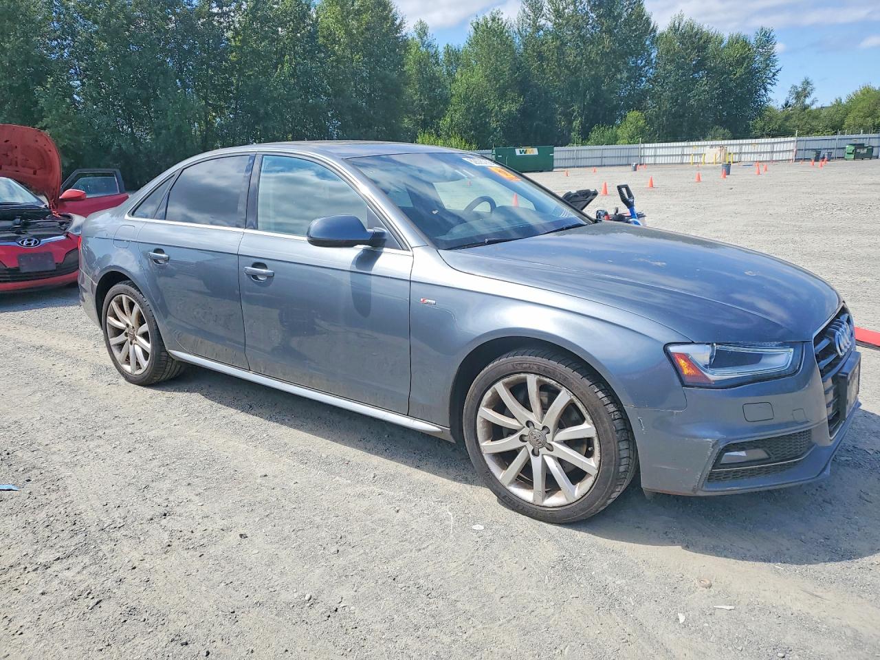 2014 Audi A4 Premium Gray vin: WAUBFAFL2EN003178